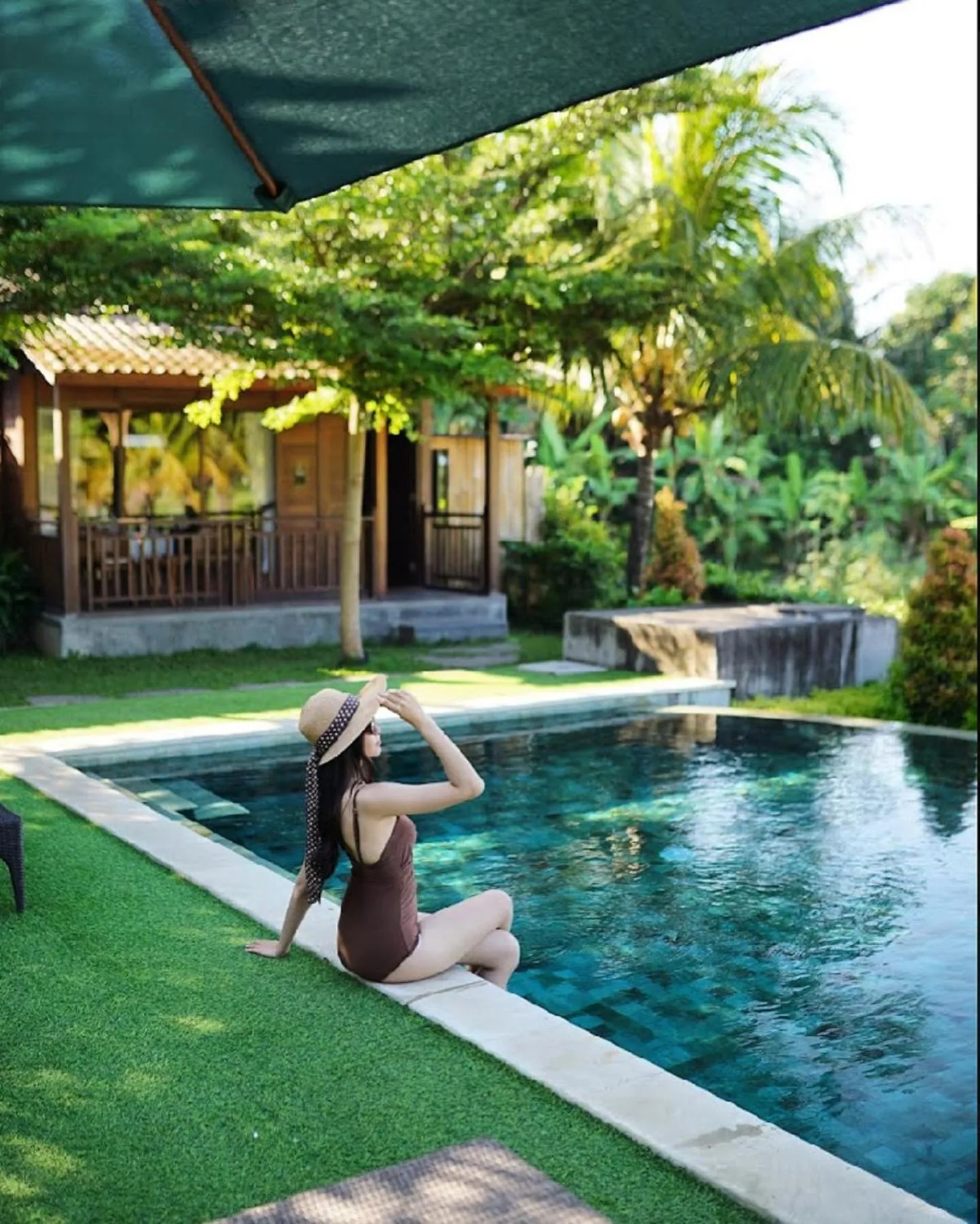 Pool view in Adil Villa & Resort