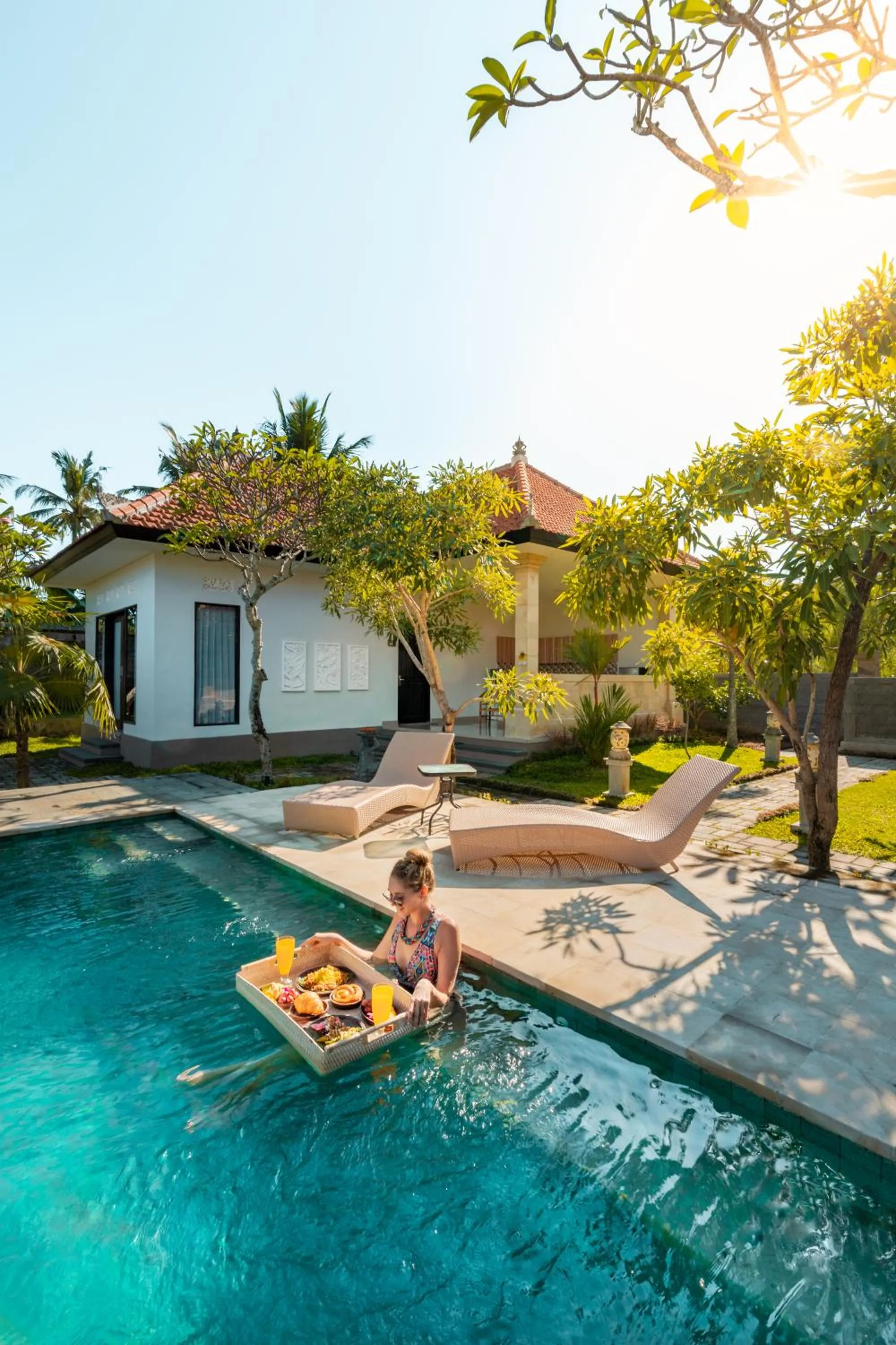 Pool view in Adil Villa & Resort