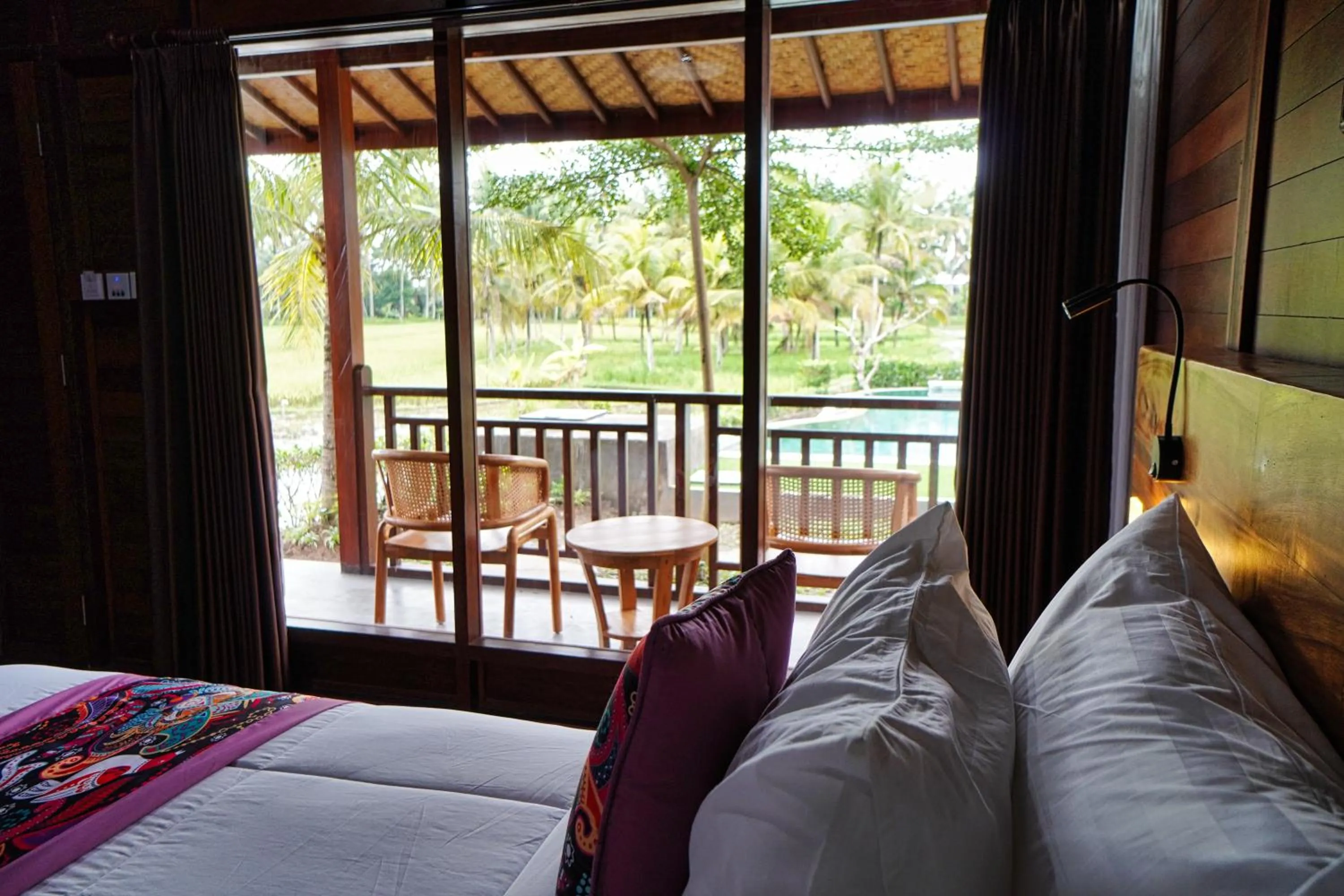 Balcony/Terrace, Bed in Adil Villa & Resort