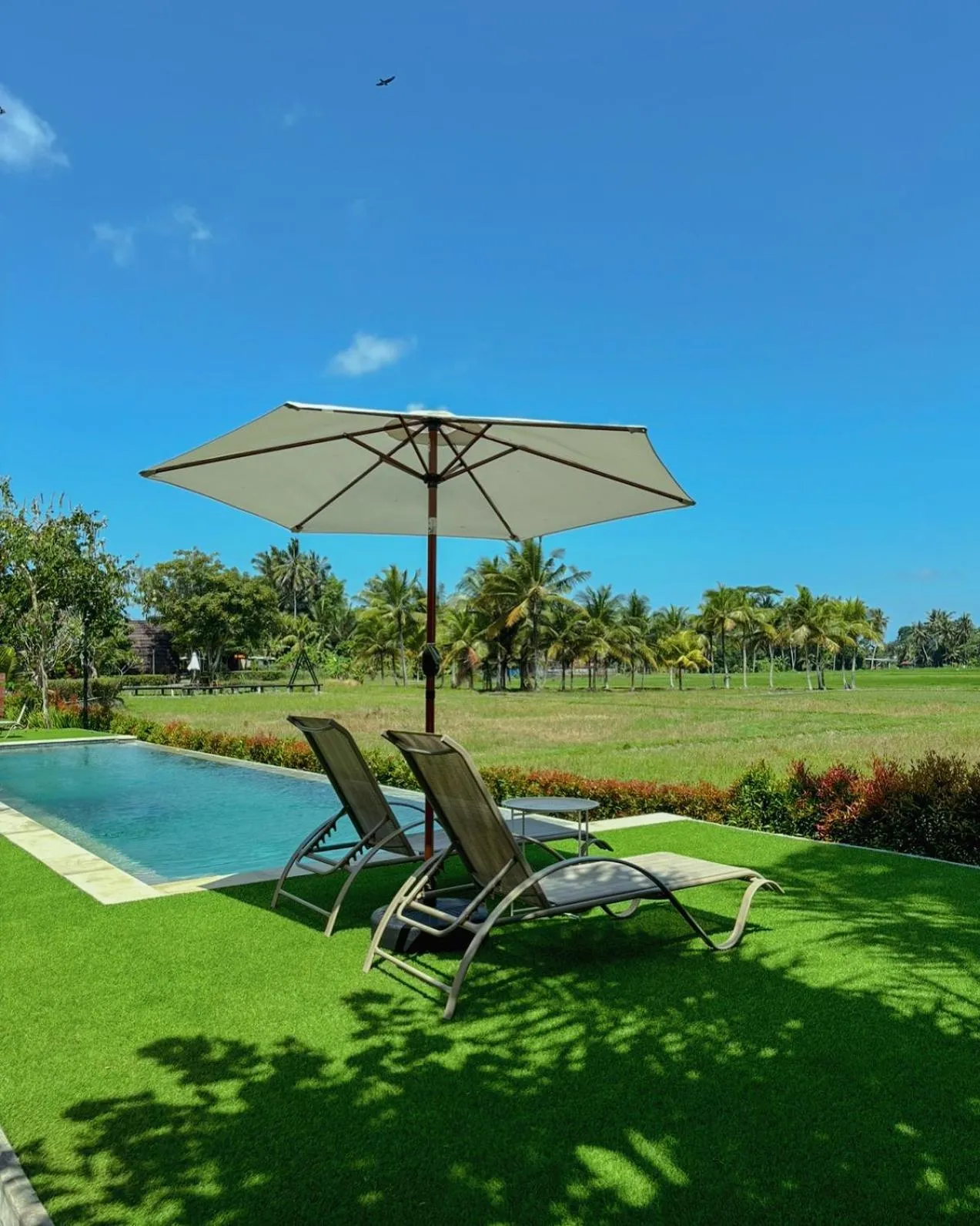 Swimming pool in Adil Villa & Resort