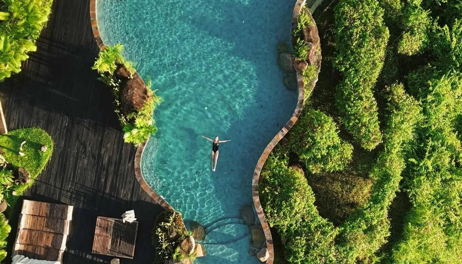 Swimming pool in MATHIS Lodge Amed