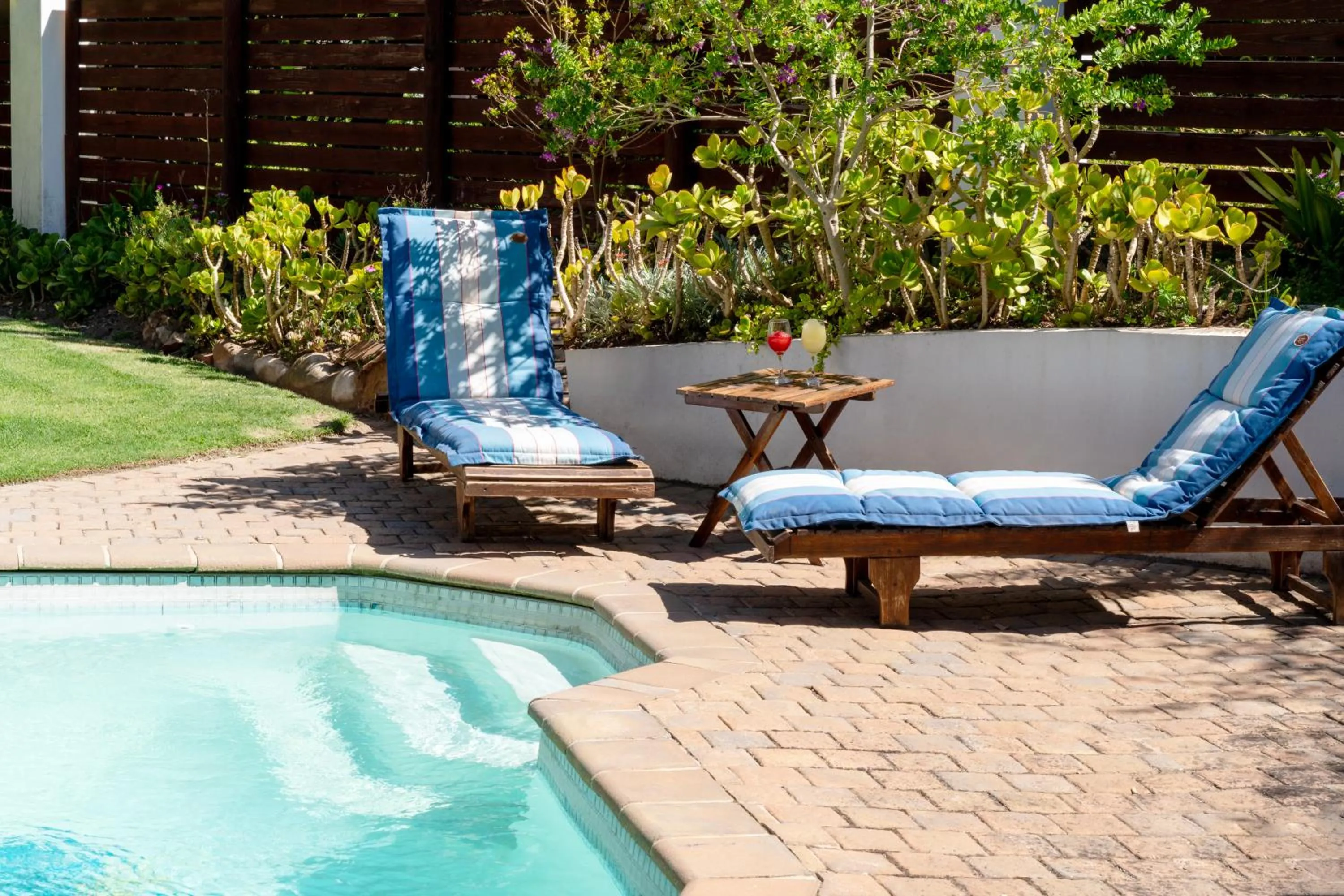 Swimming pool in Cycads on Sea Guest House