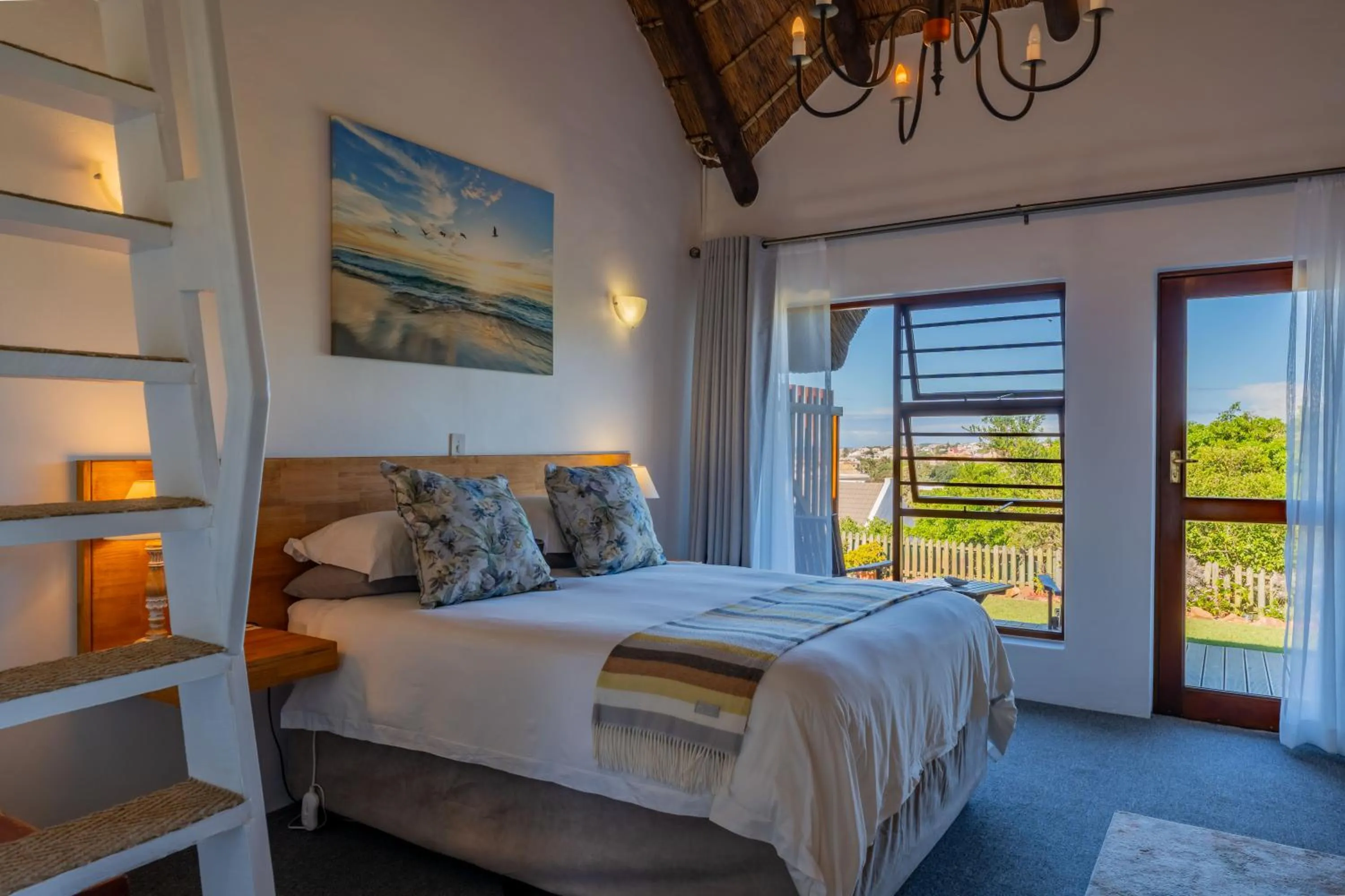 Bedroom, Bed in Cycads on Sea Guest House