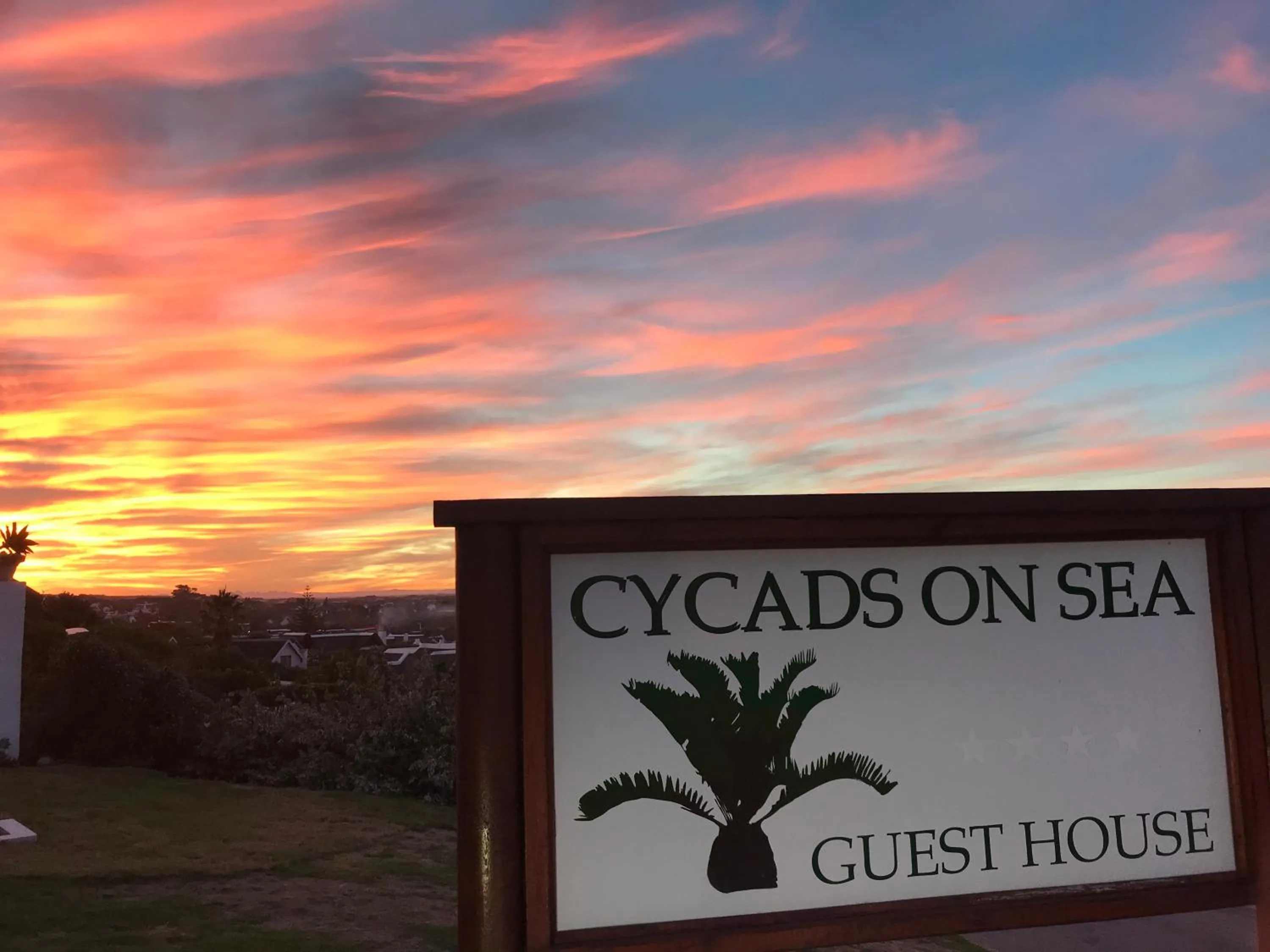 Sunset in Cycads on Sea Guest House