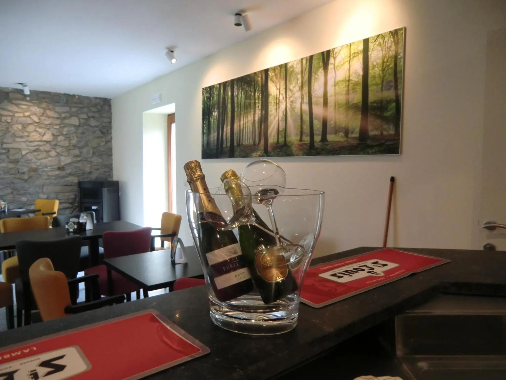 Lounge or bar in B&B Au Coeur de Villers