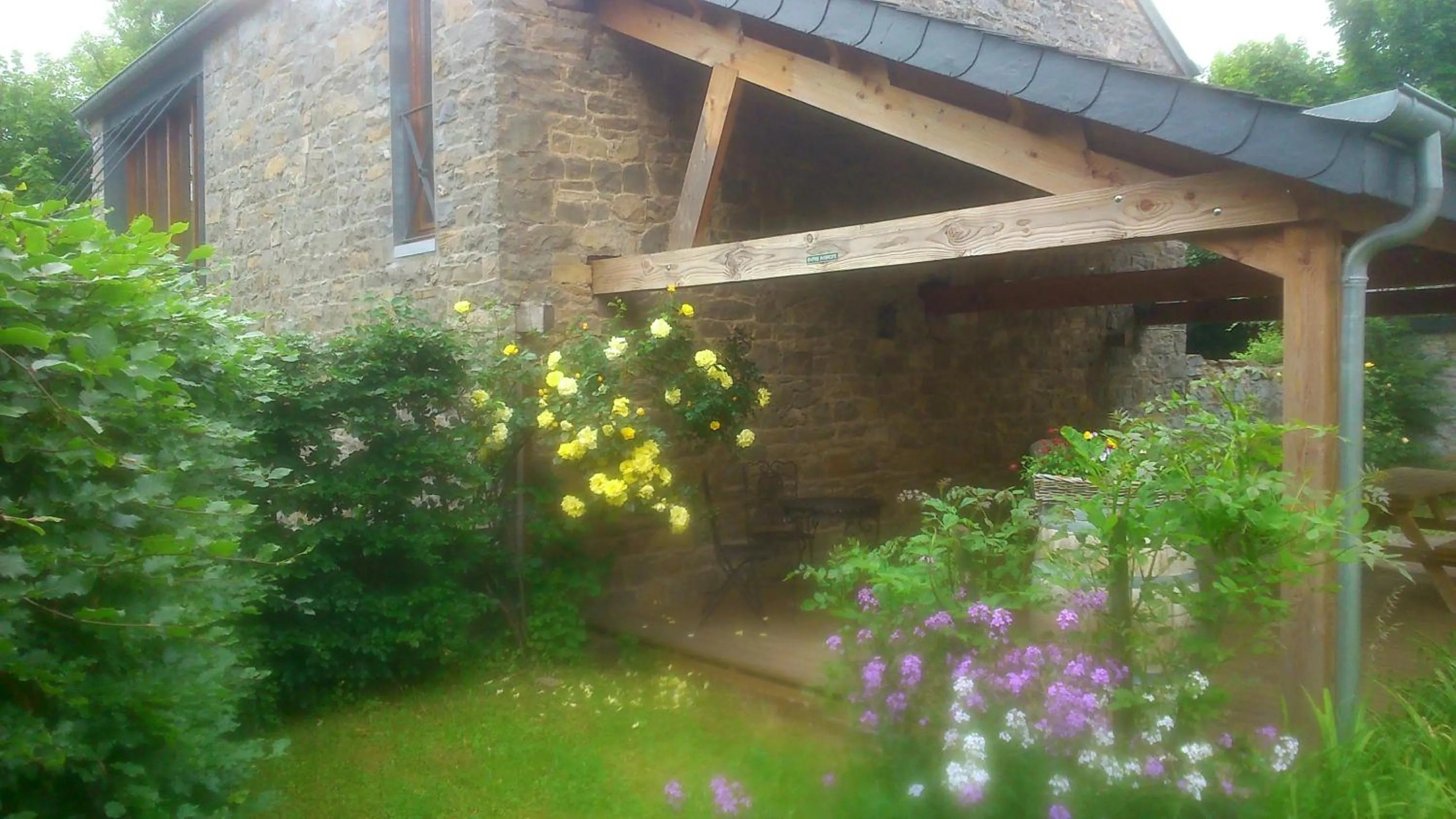 Garden in B&B Au Coeur de Villers