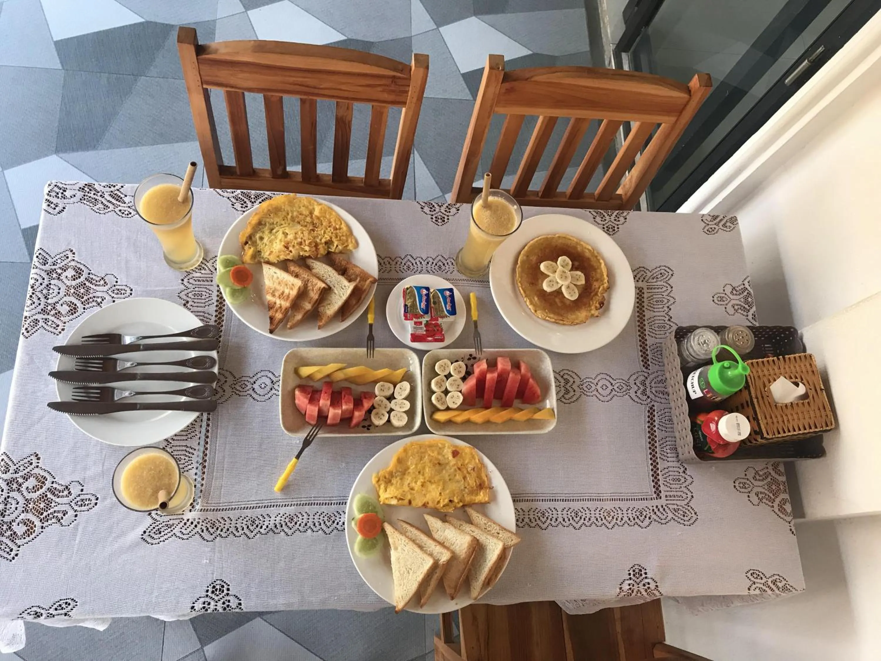 Breakfast in Elephant Boutique Hotel