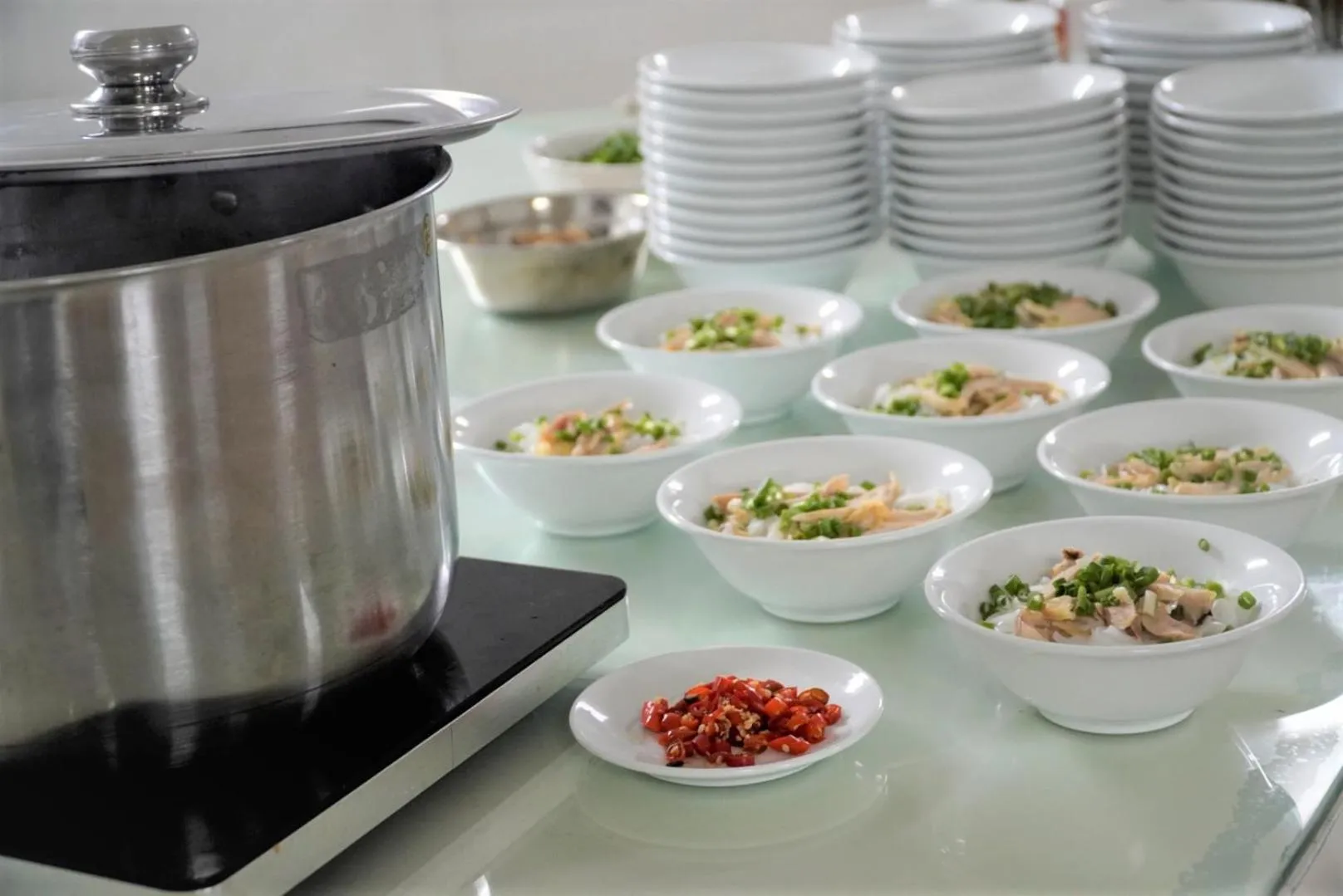 Buffet breakfast in Phoenix Hotel Ha Long