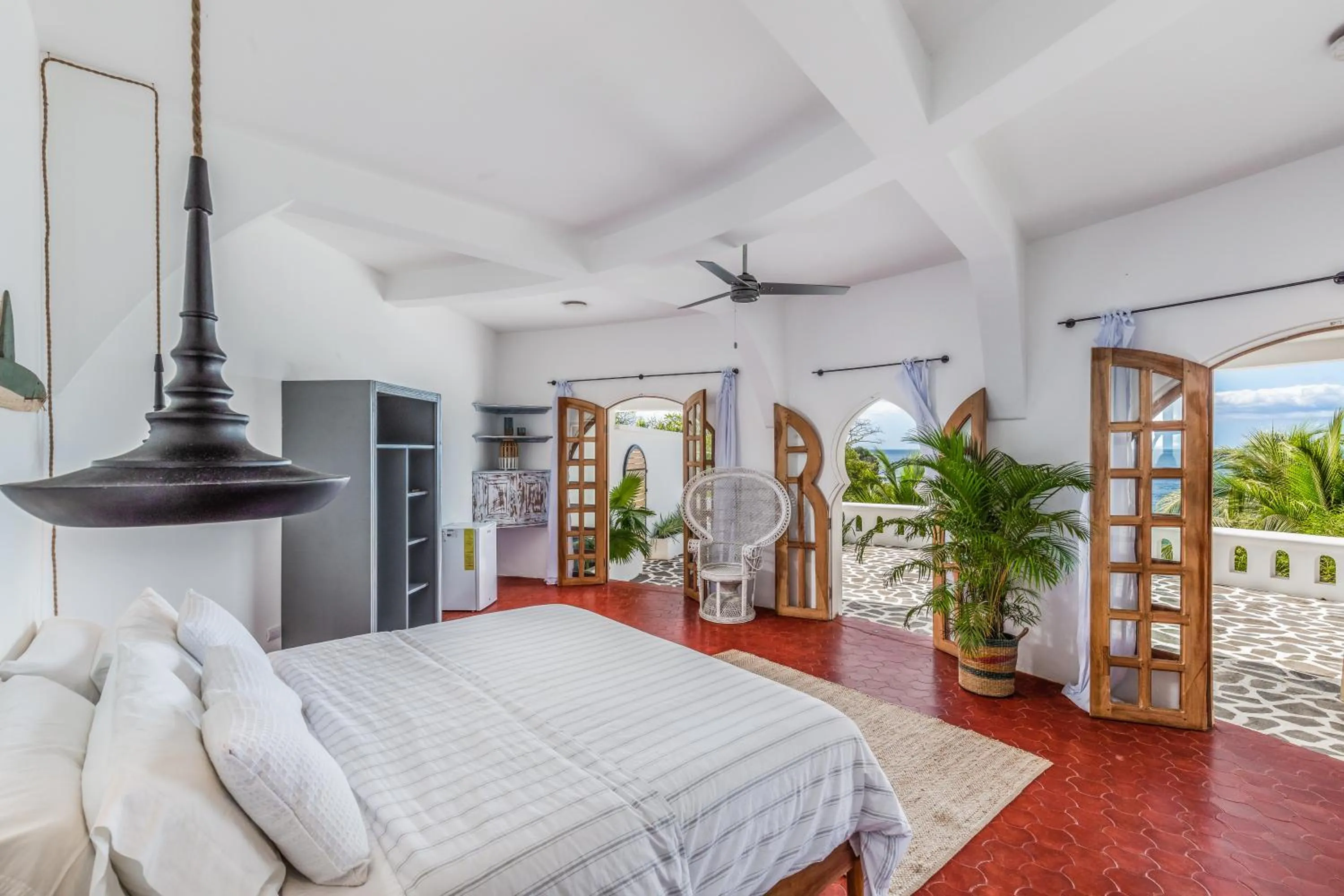Bedroom, Bed in Nosara Beach Hotel