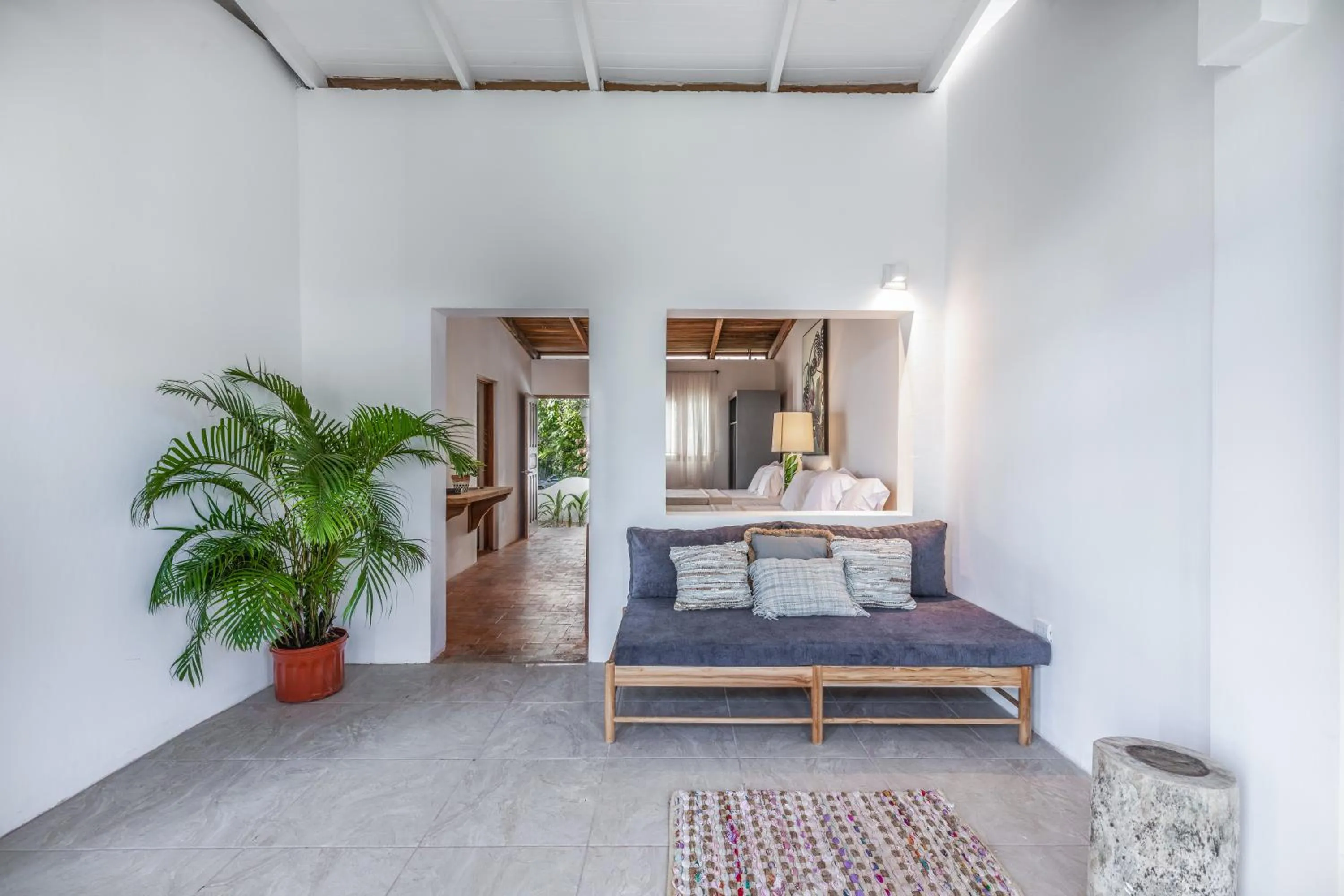 Seating area in Nosara Beach Hotel
