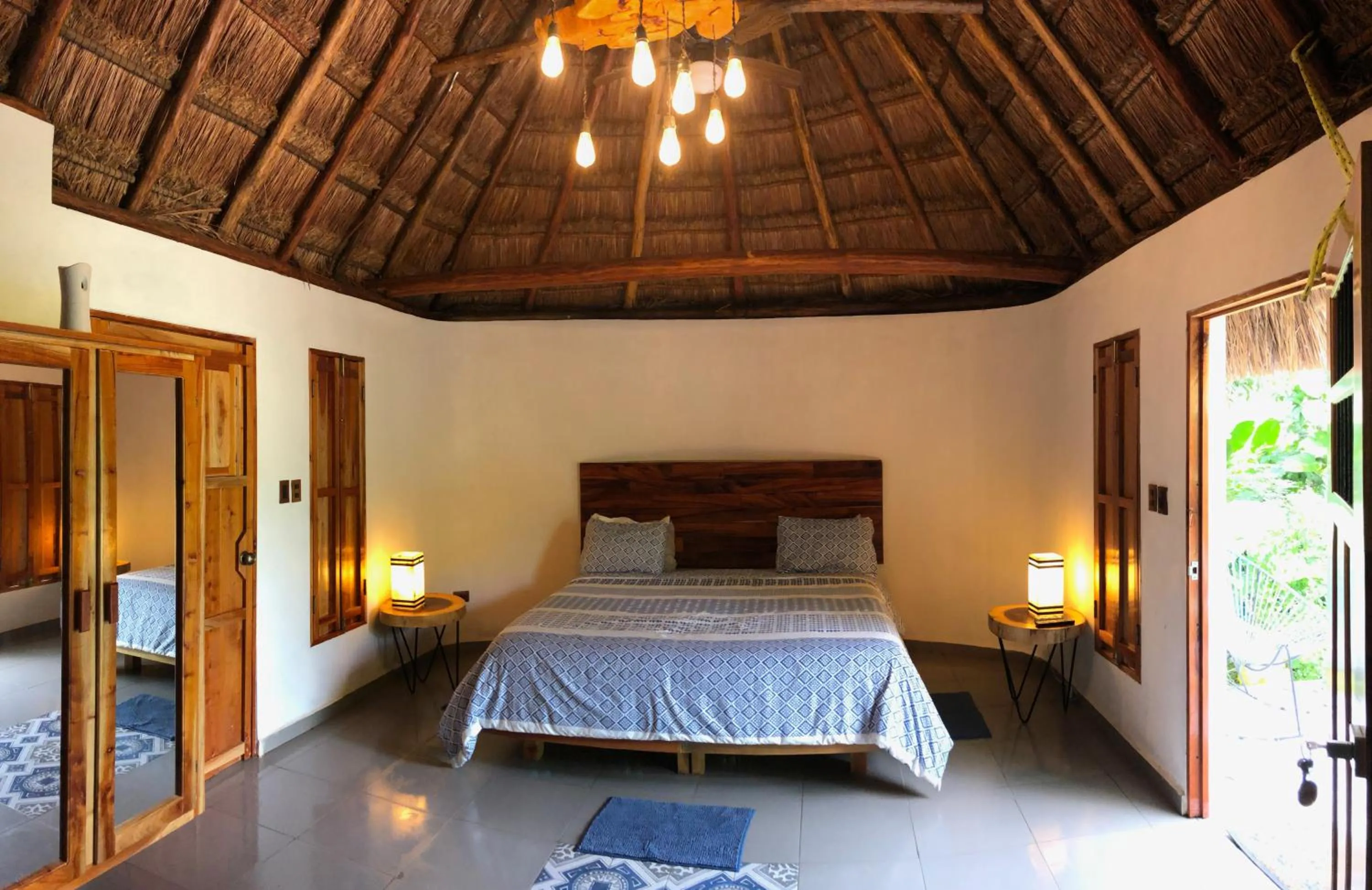 Bedroom, Bed in Hacienda Cenote San Ignacio