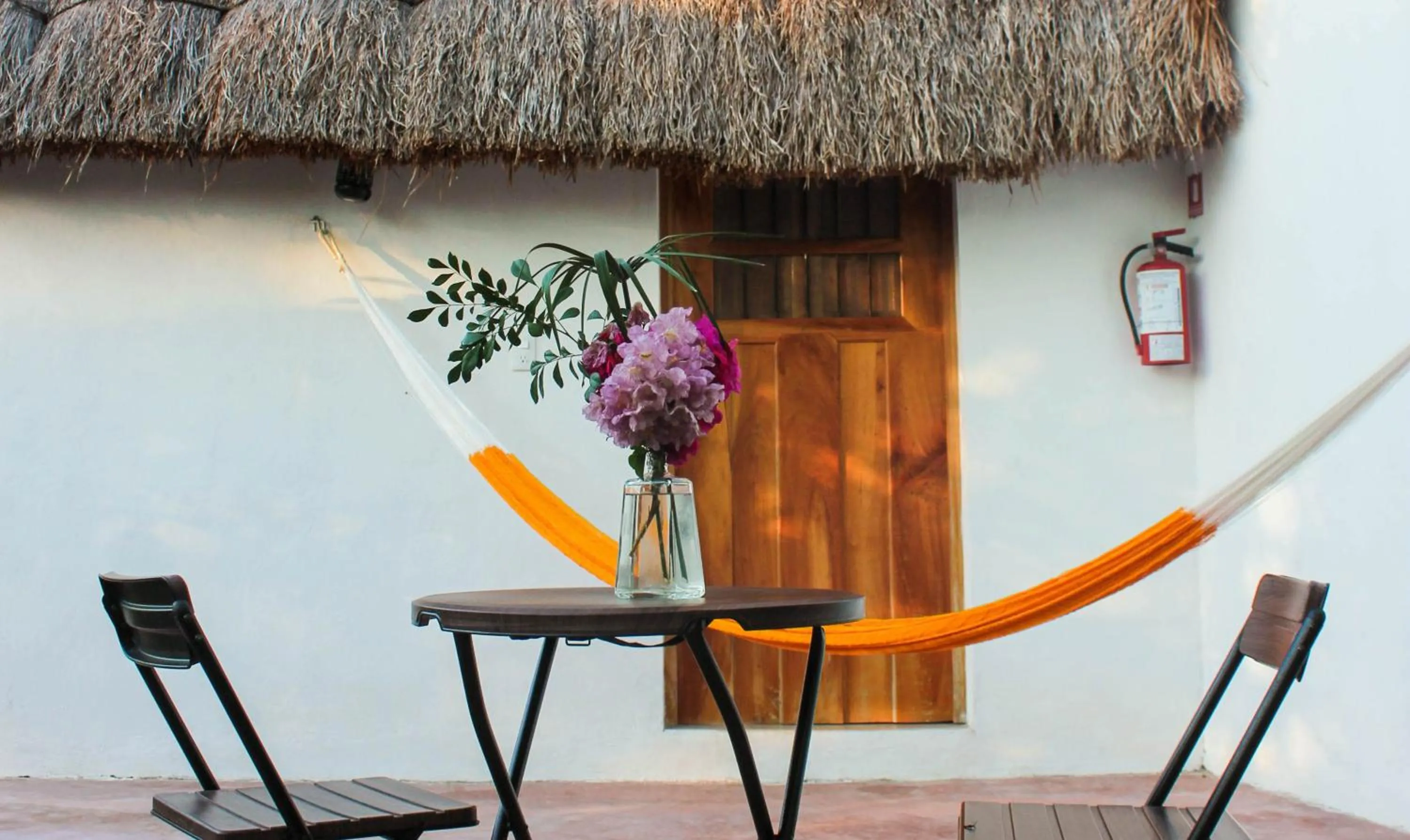 Patio in Hacienda Cenote San Ignacio