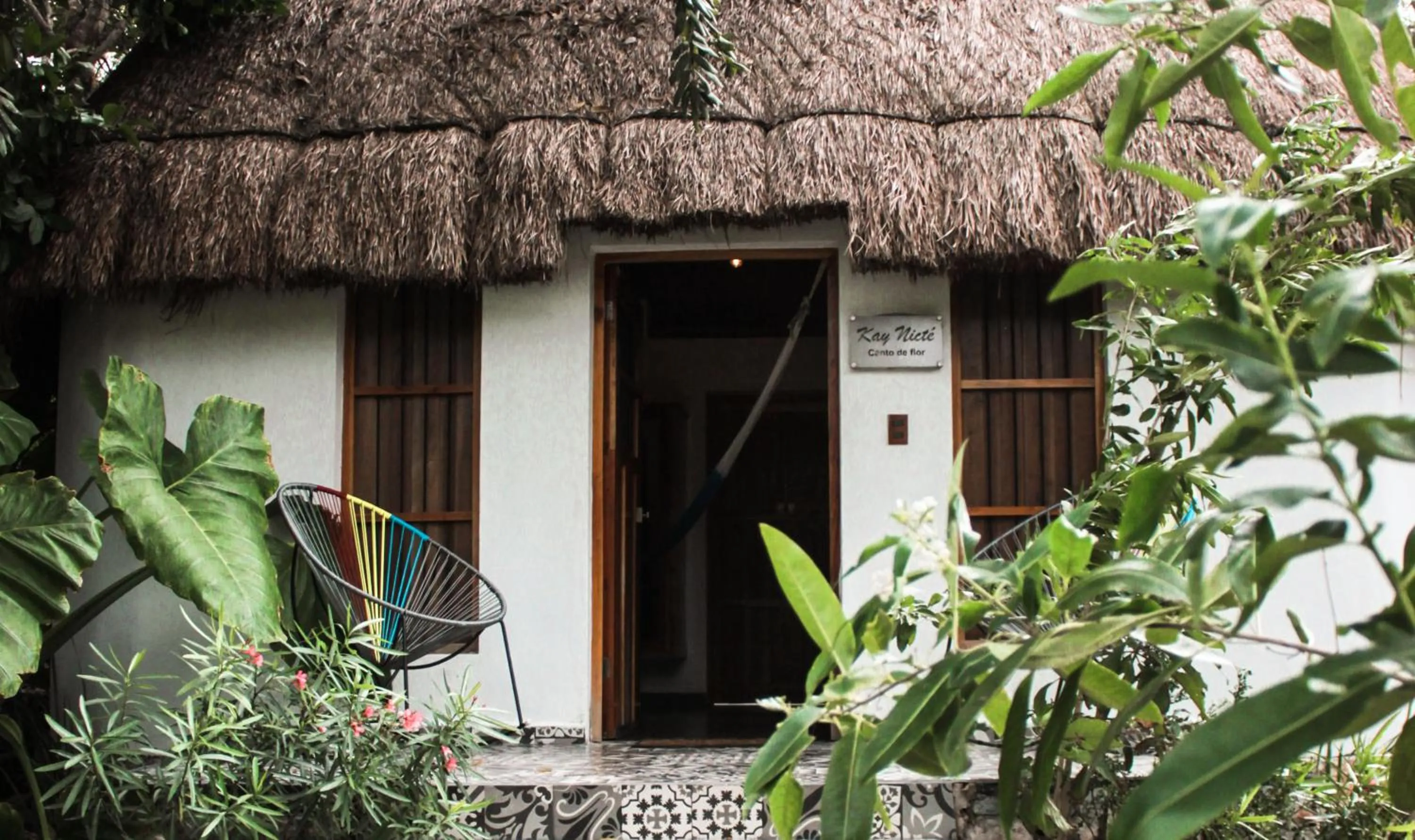 Balcony/Terrace in Hacienda Cenote San Ignacio