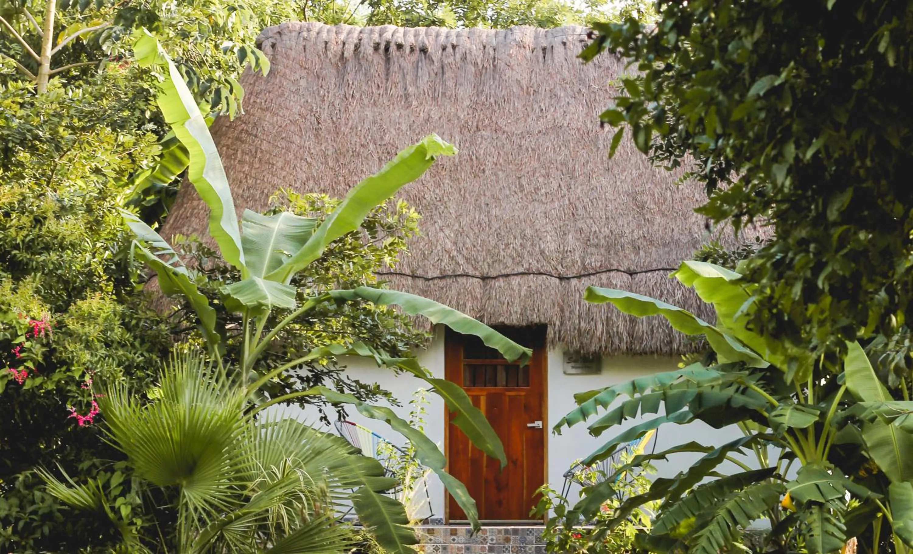 Balcony/Terrace in Hacienda Cenote San Ignacio