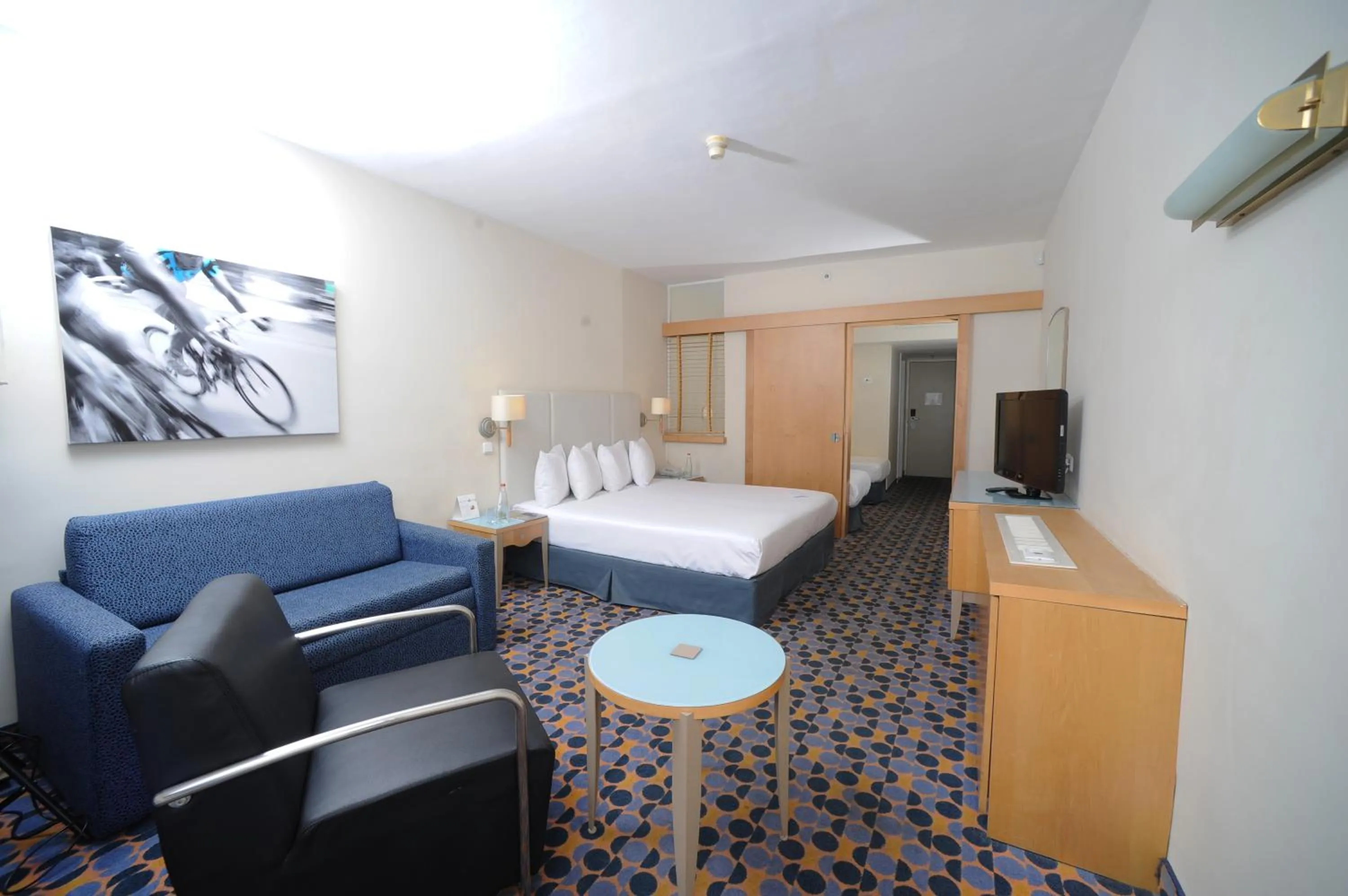 Bedroom, Bed in Sport Club by Isrotel Collection