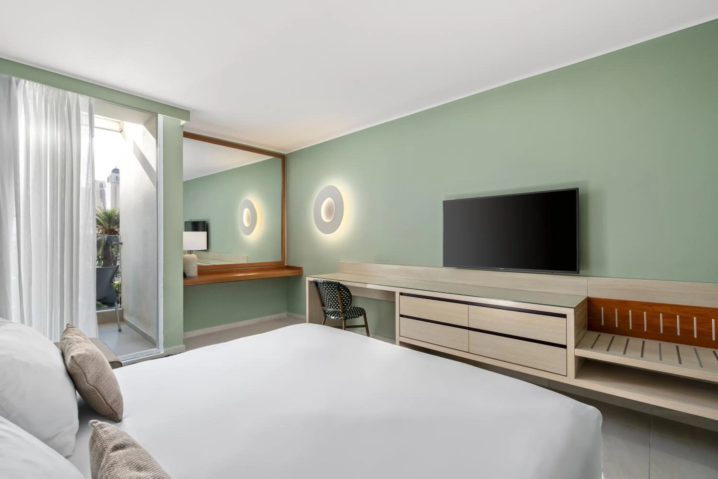 Bedroom, Bed in Sport Club by Isrotel Collection