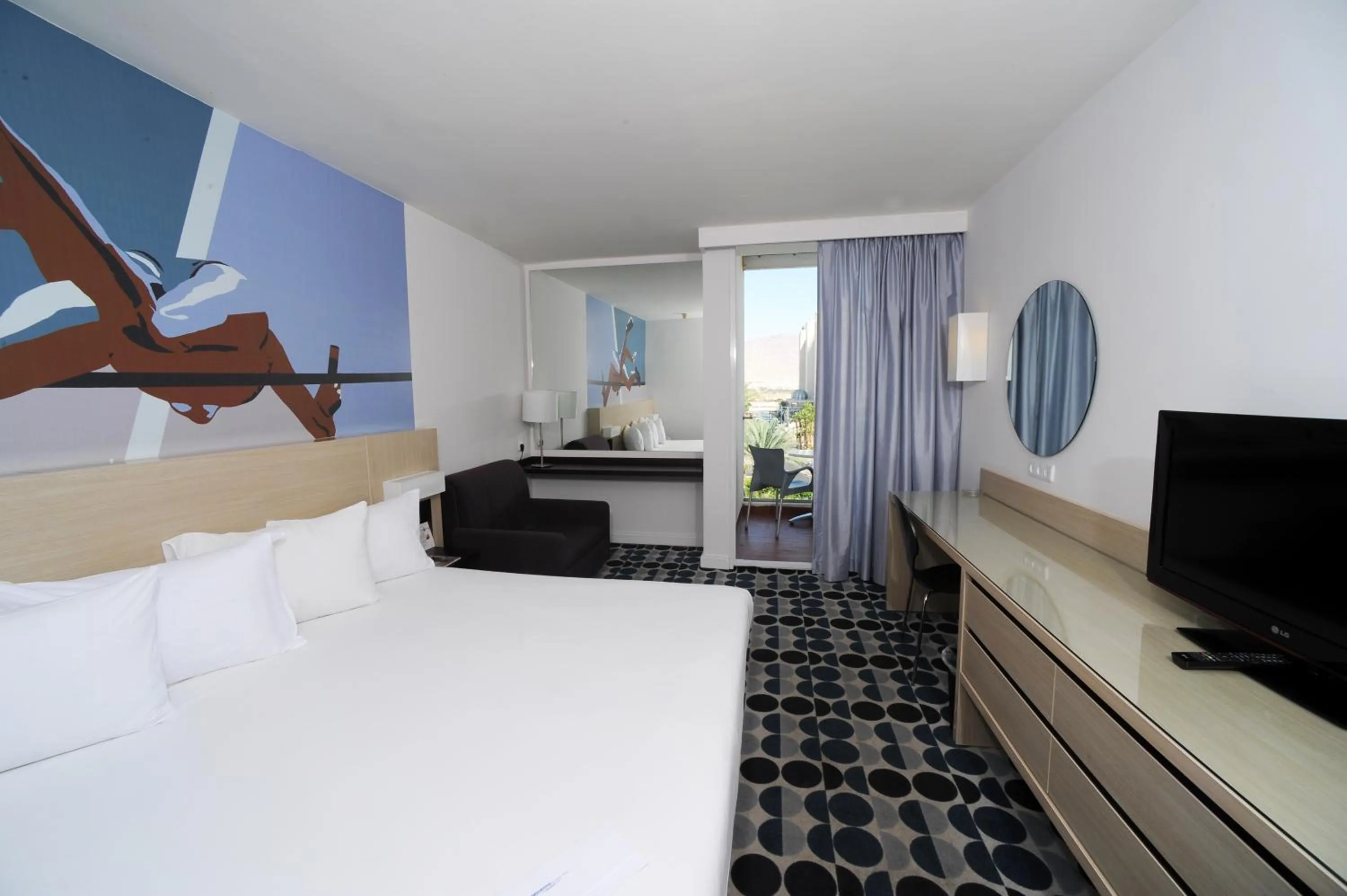 Photo of the whole room, Bed in Sport Club by Isrotel Collection