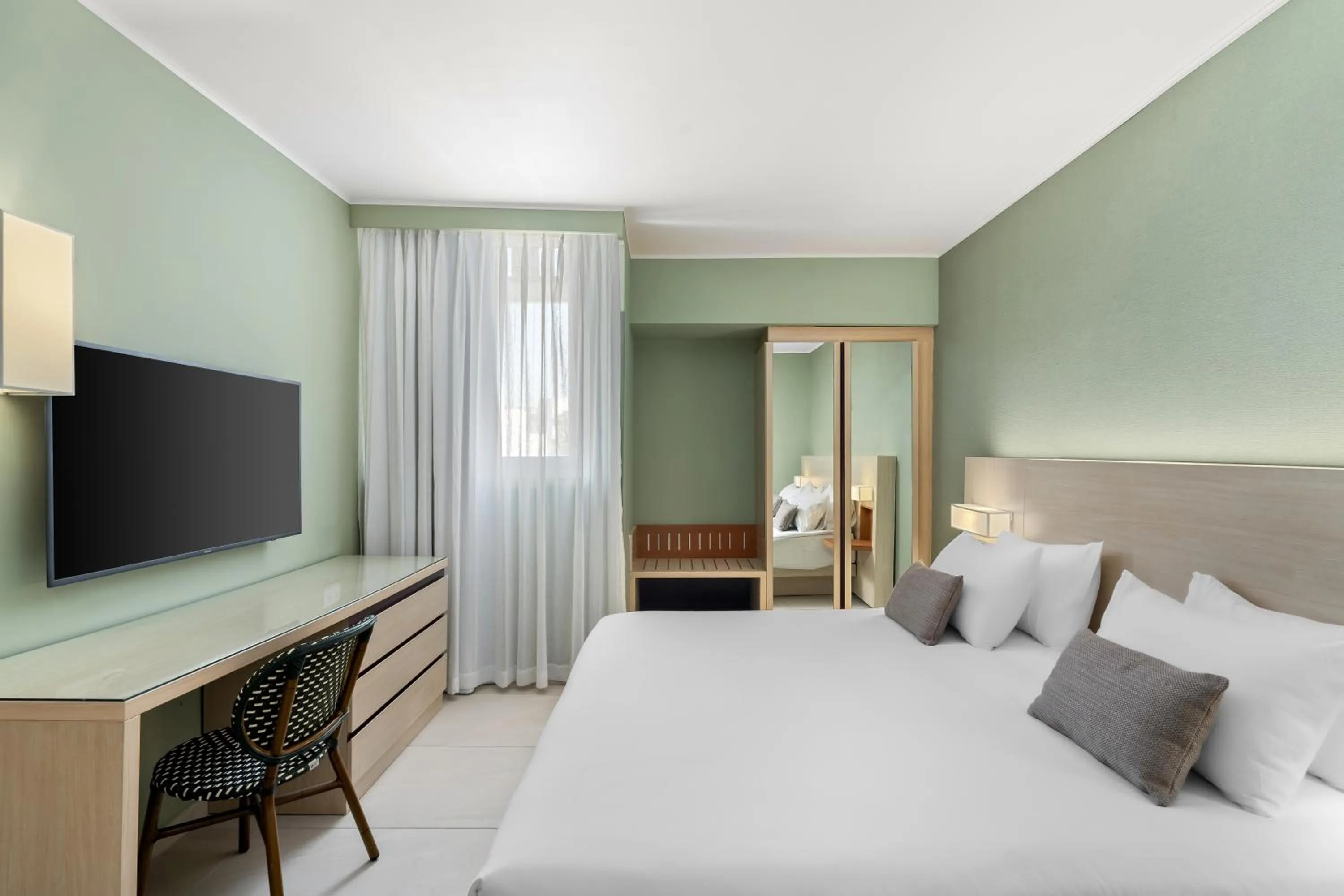 Bedroom, Bed in Sport Club by Isrotel Collection