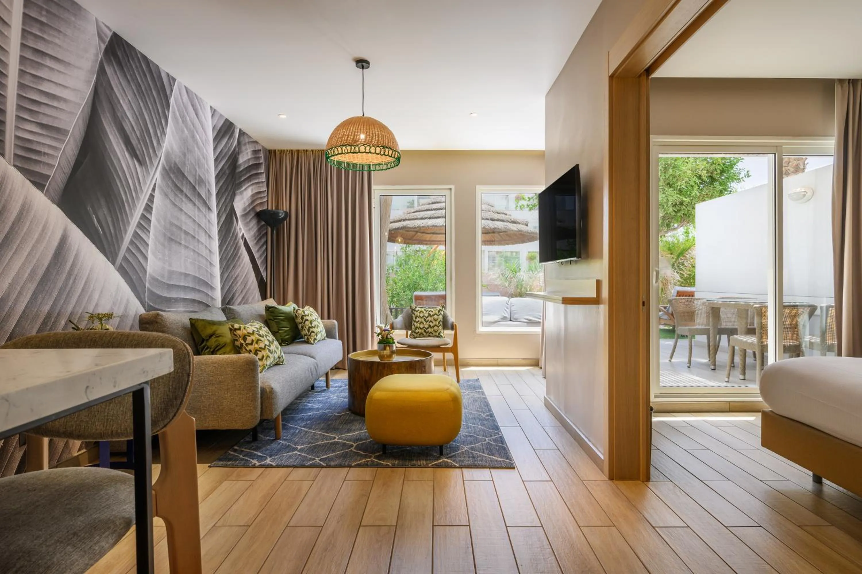 Living room in Royal Garden by Isrotel Collection