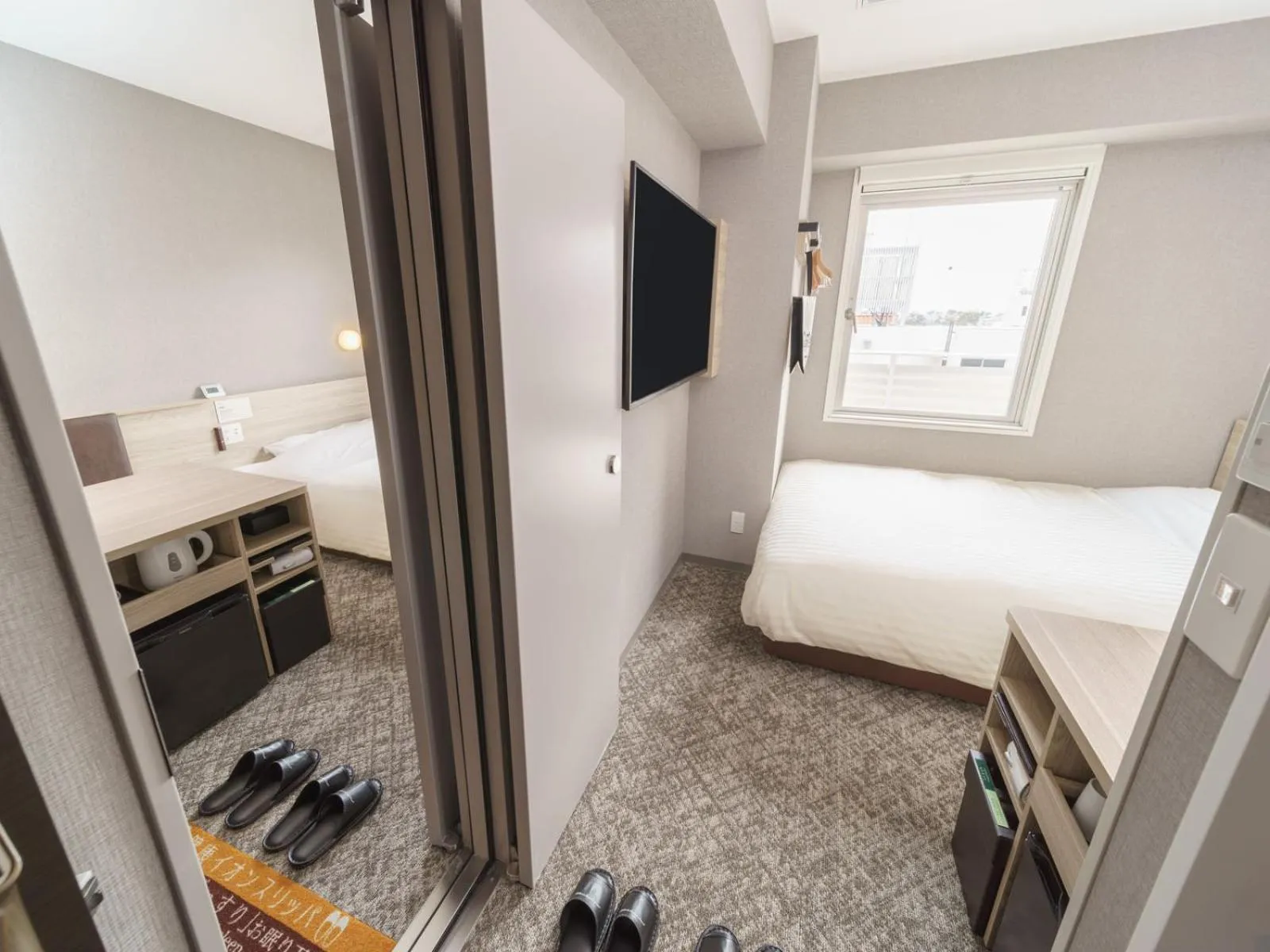 Bed in Super Hotel Shonan Fujisawaeki Minamiguchi