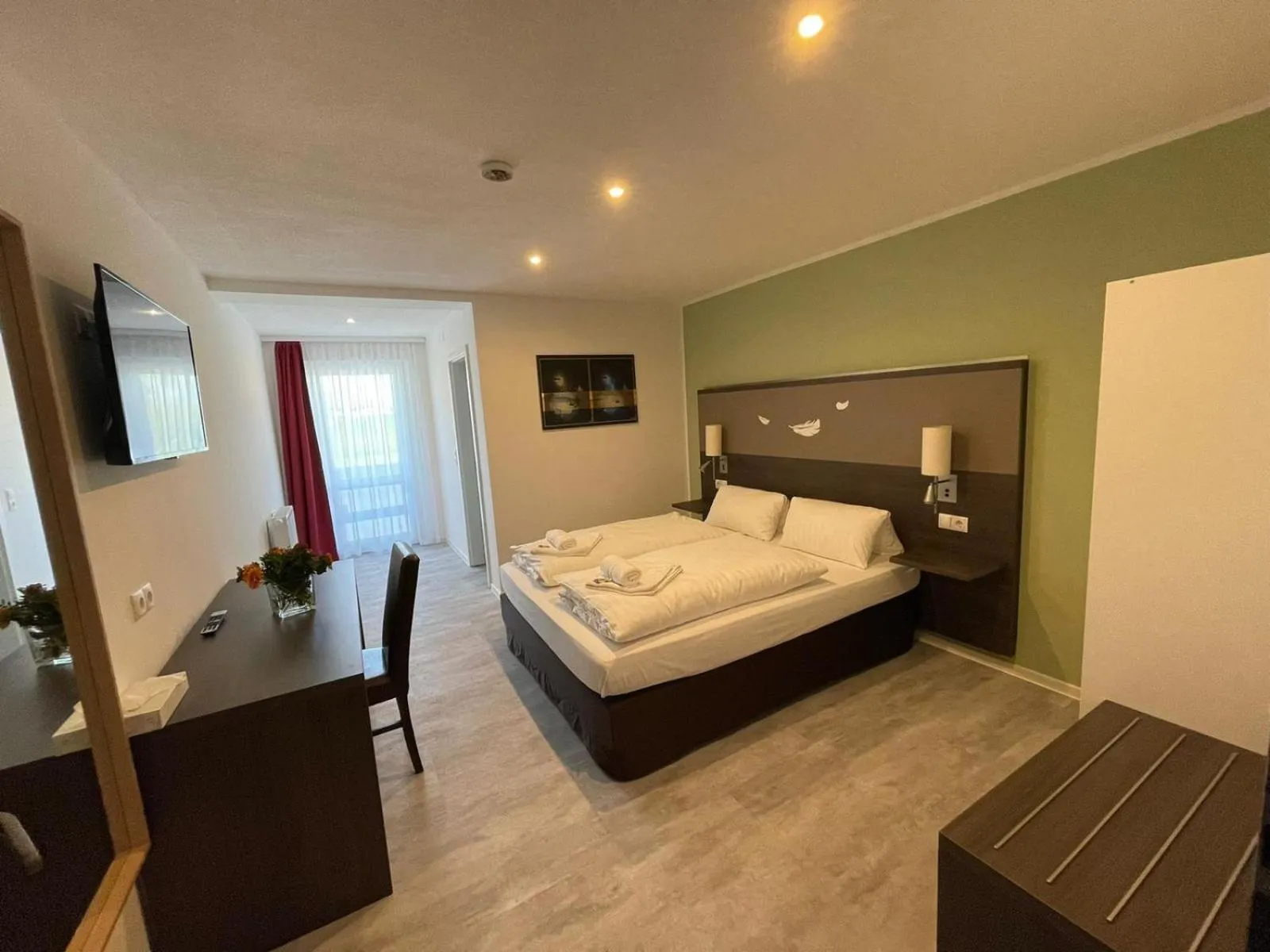 Bed in Hotel Wiesental Nähe Friedrichshafen