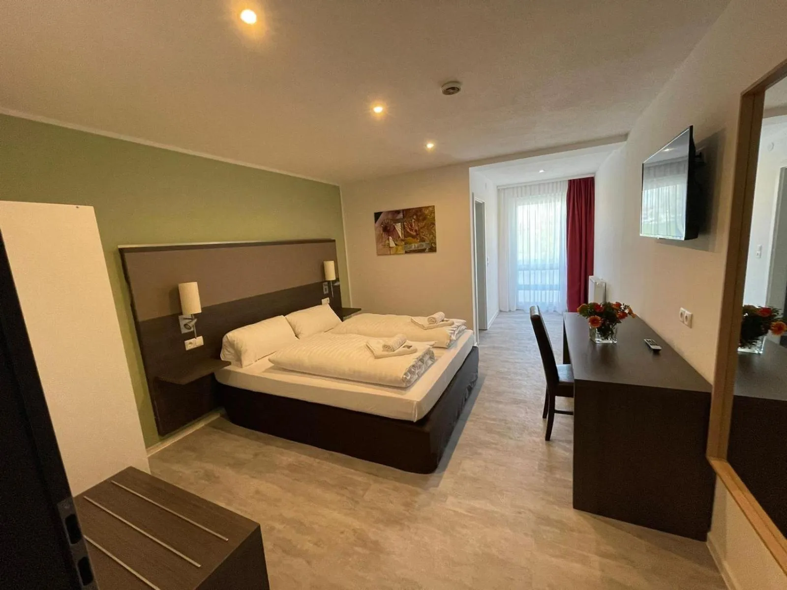 Bed in Hotel Wiesental Nähe Friedrichshafen