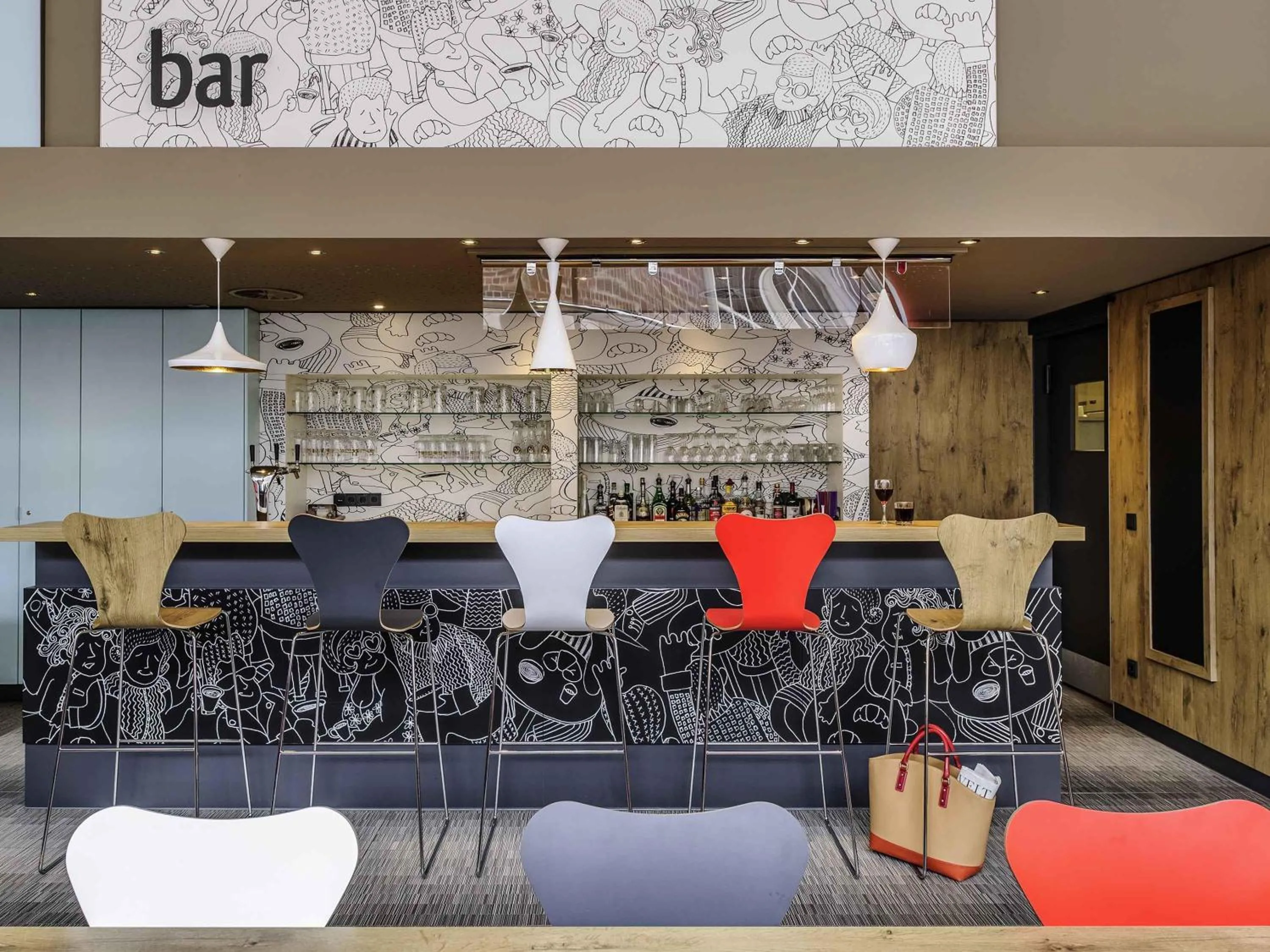 Lounge or bar in Ibis Münster City