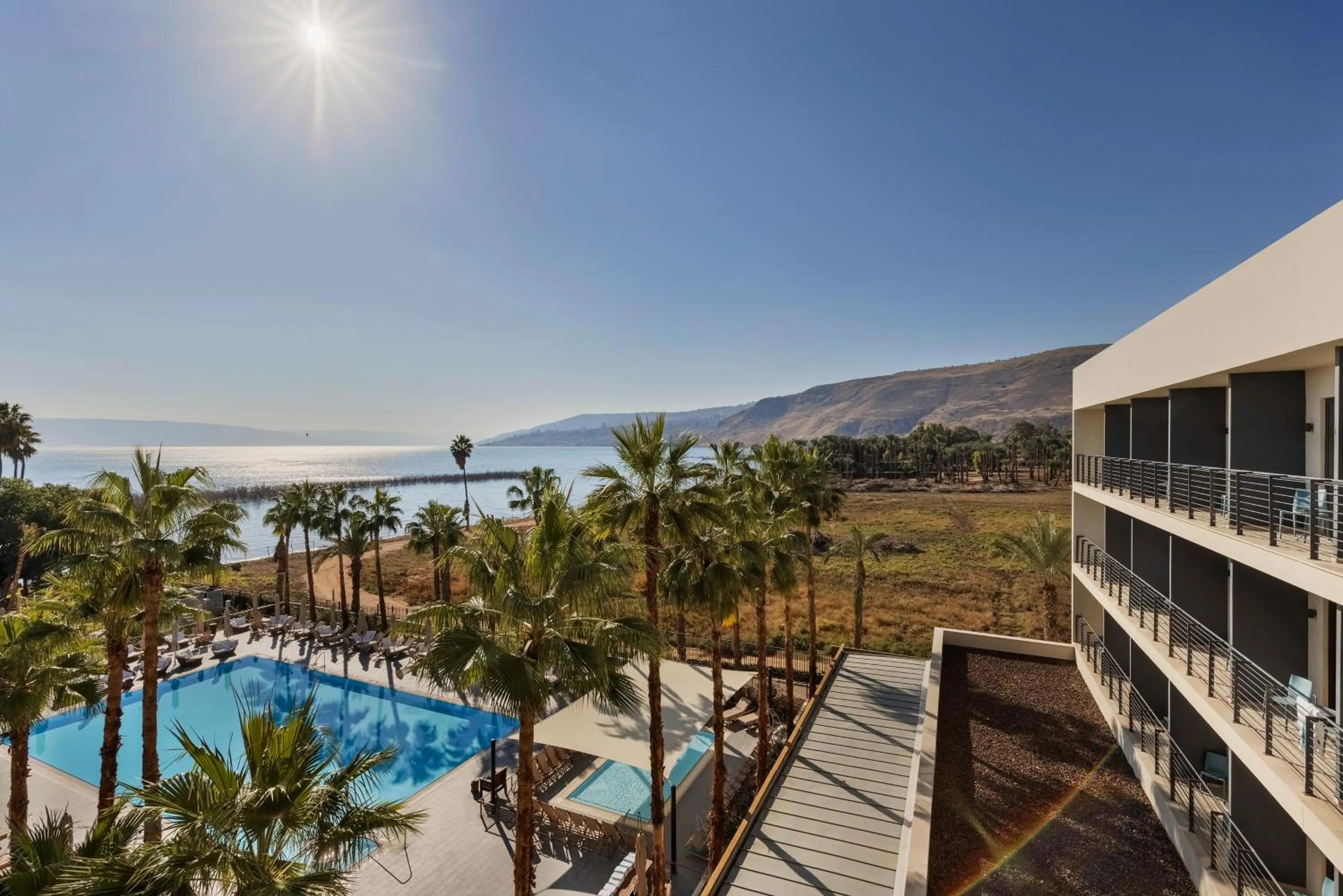 Pool view in Gomeh by Isrotel Design