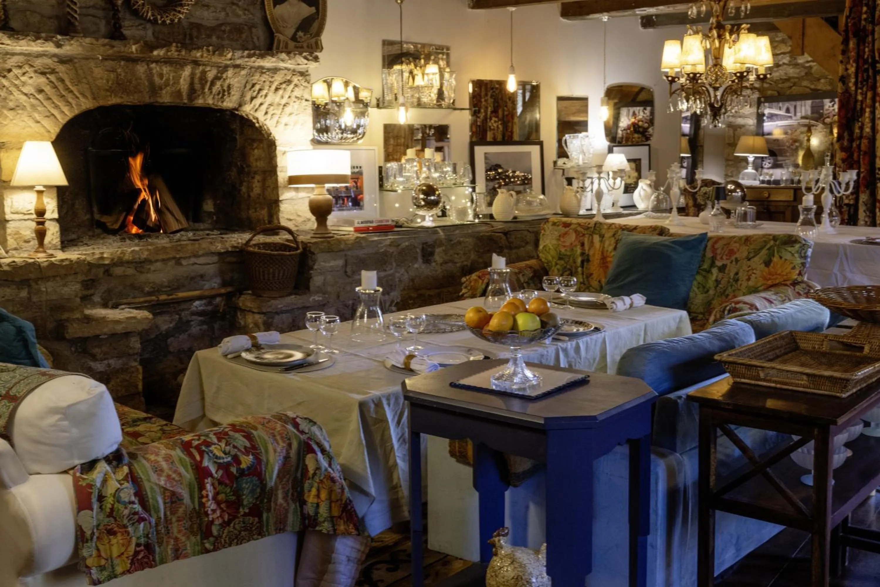 Living room in Maison d'Hôtes La Singulière