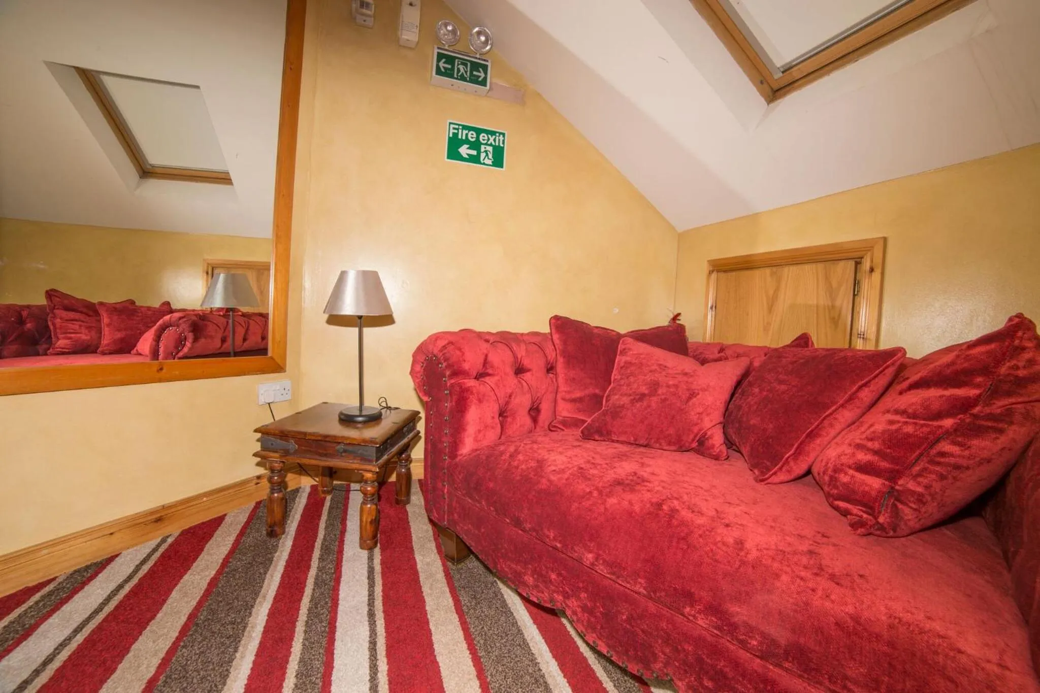 Seating area in The Frontier Hotel