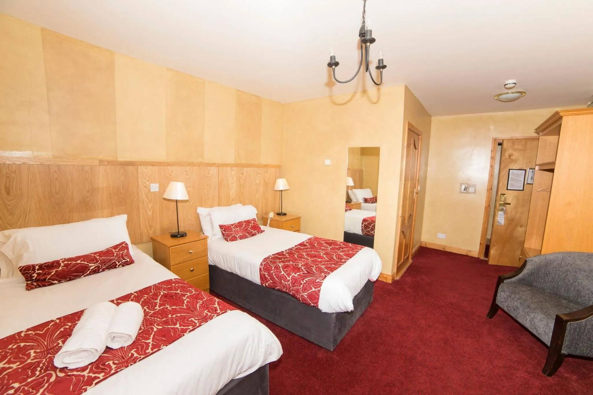 Bed in The Frontier Hotel