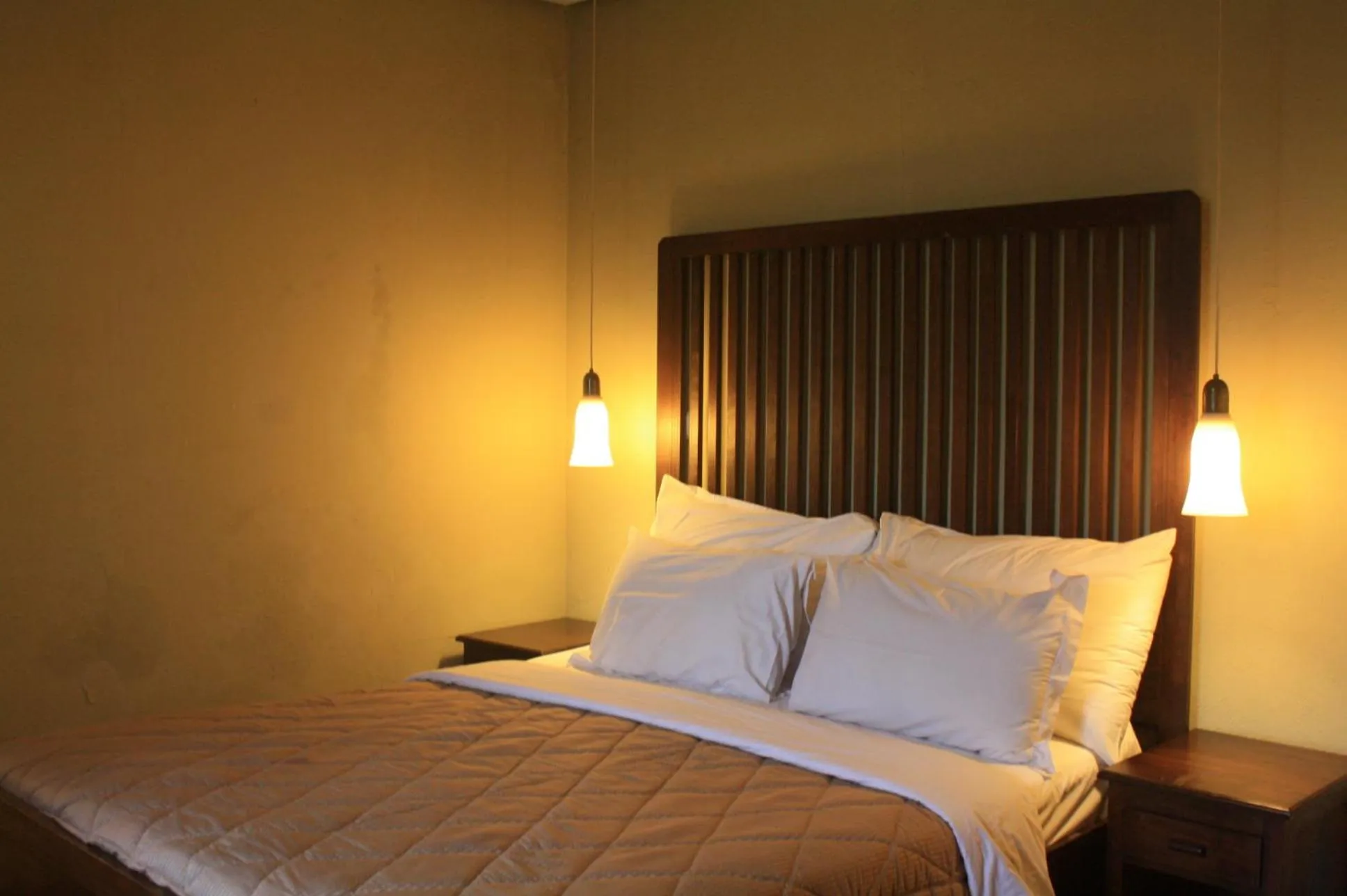Bed in Puncak Pass Resort