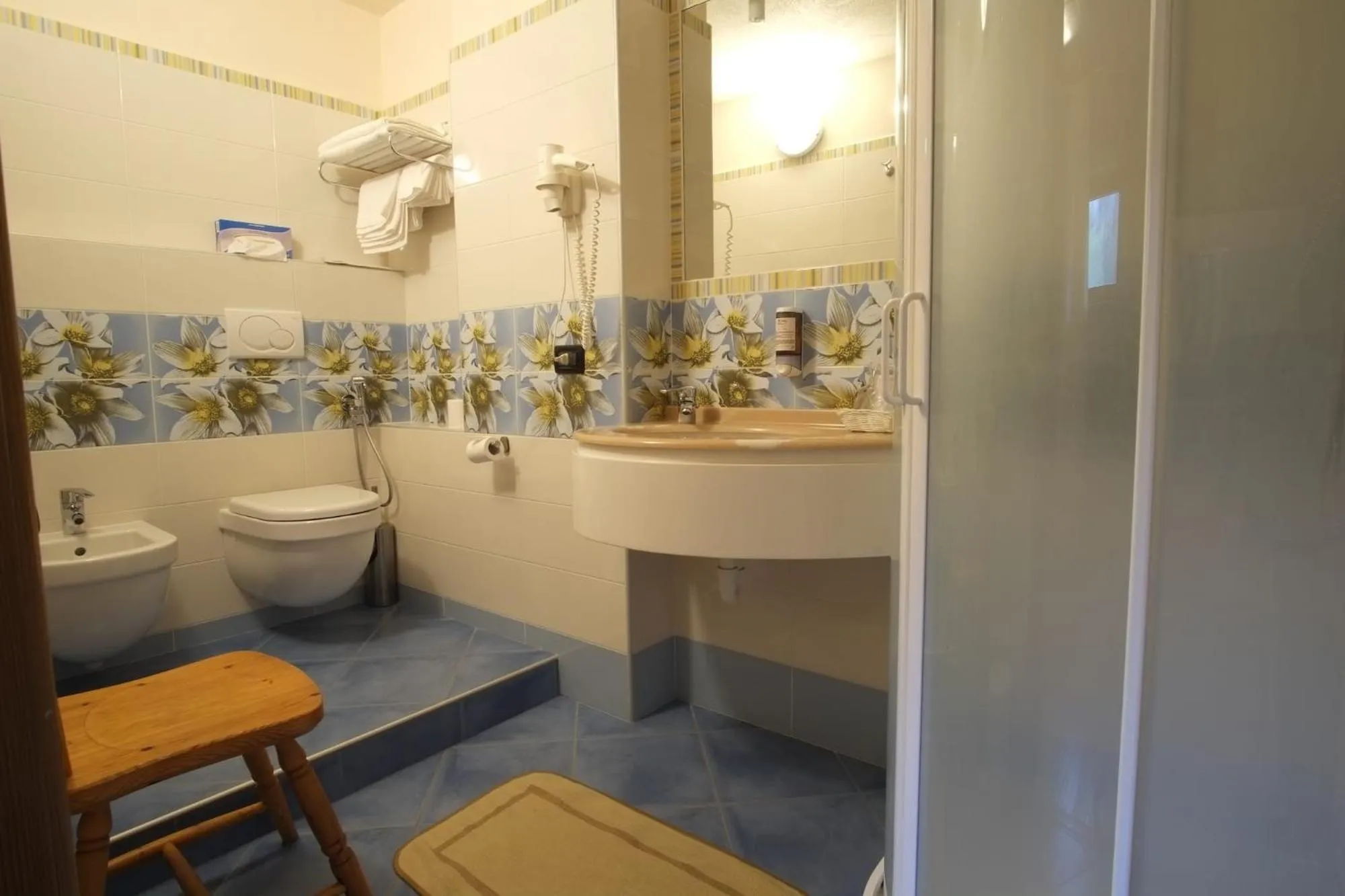 Shower in Hotel Granta Parey