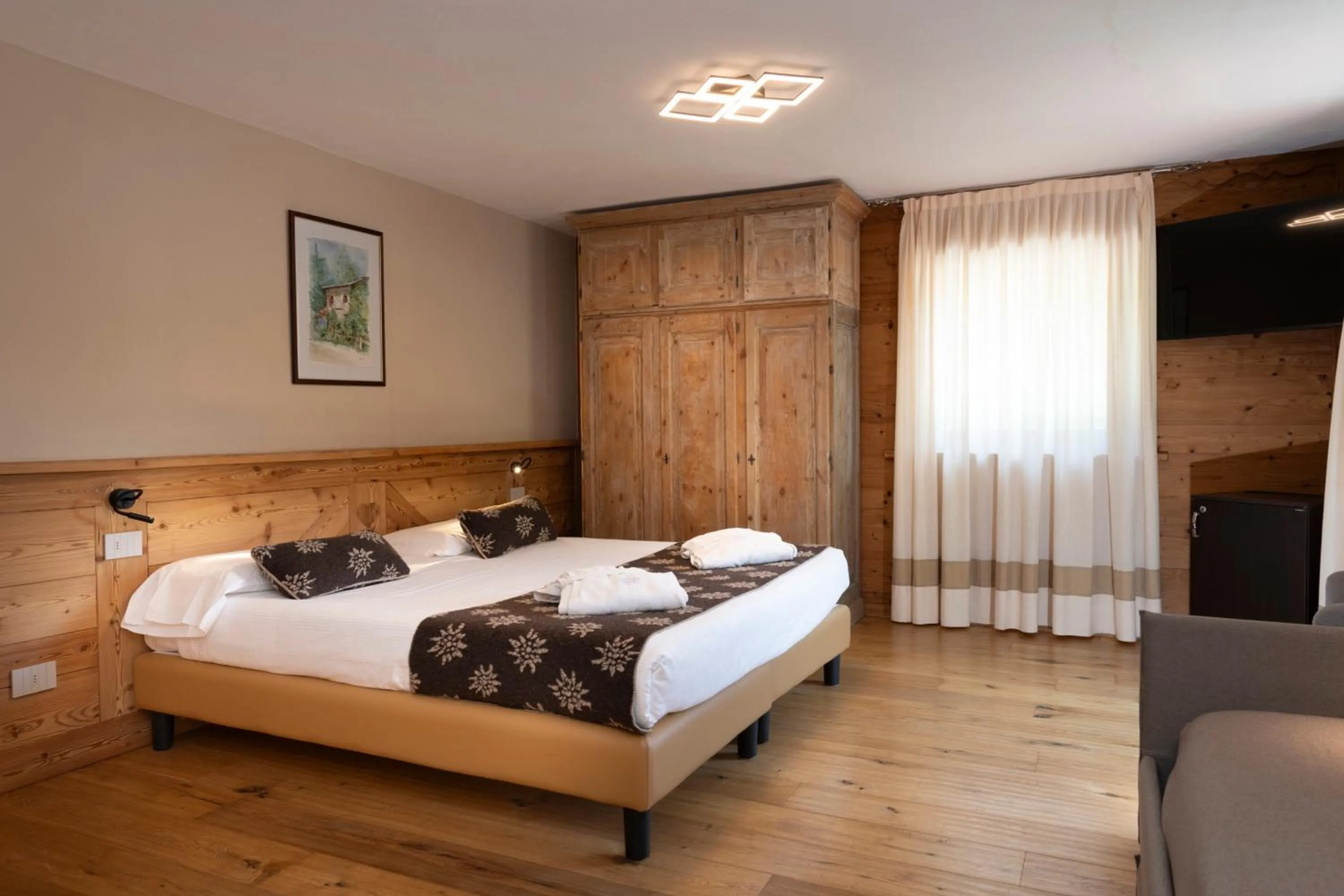 Bed in Hotel Granta Parey