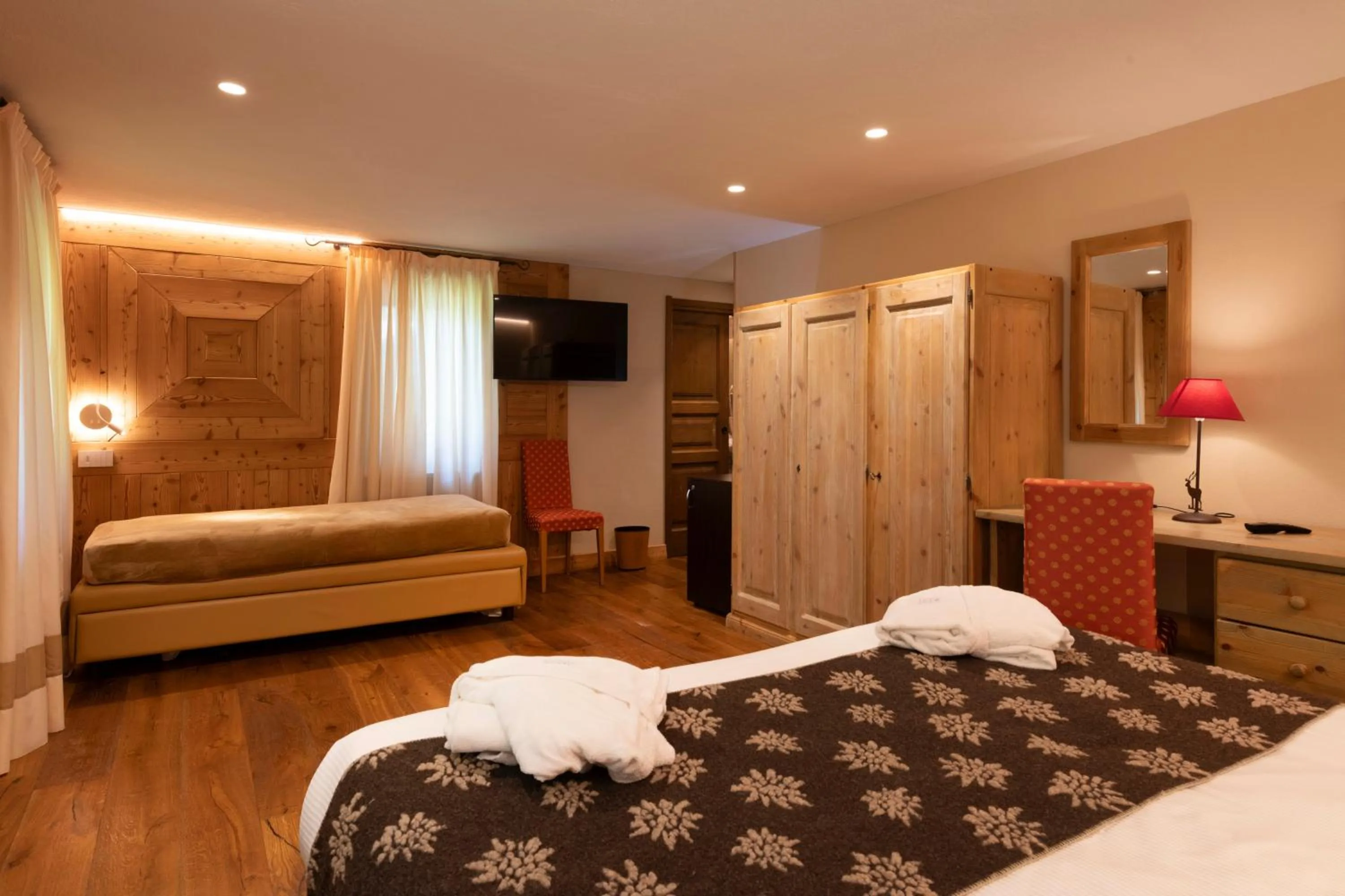 Bed in Hotel Granta Parey