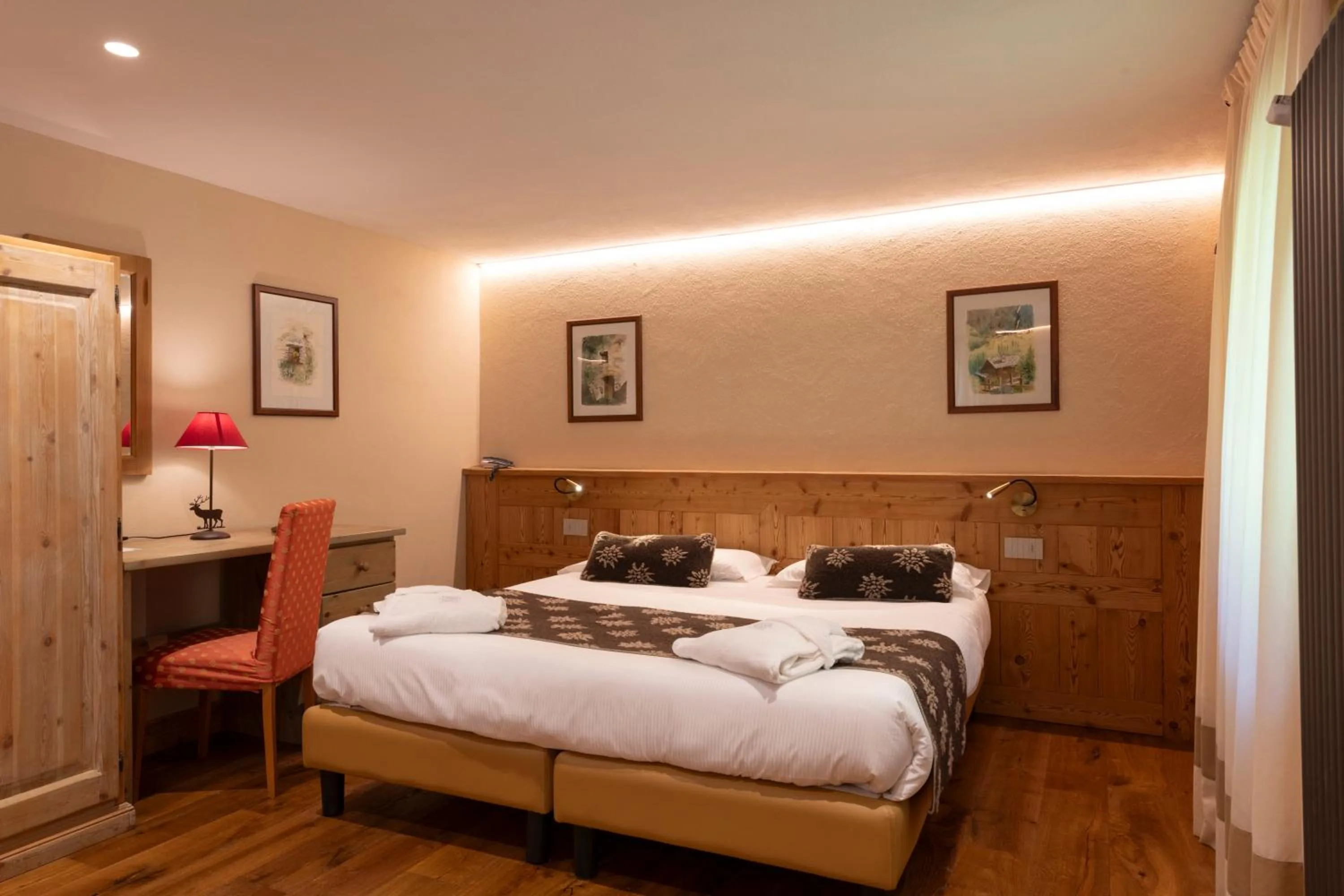 Bed in Hotel Granta Parey