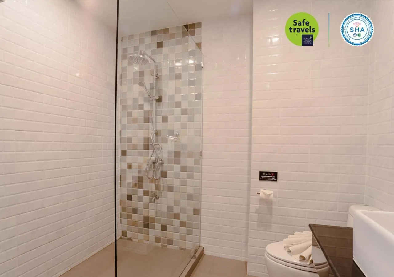 Bathroom in the echo hotel