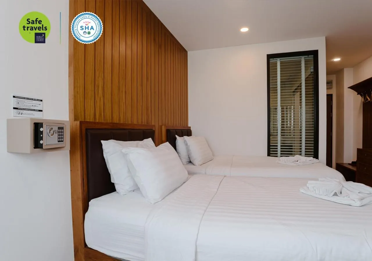 Bedroom, Bed in the echo hotel