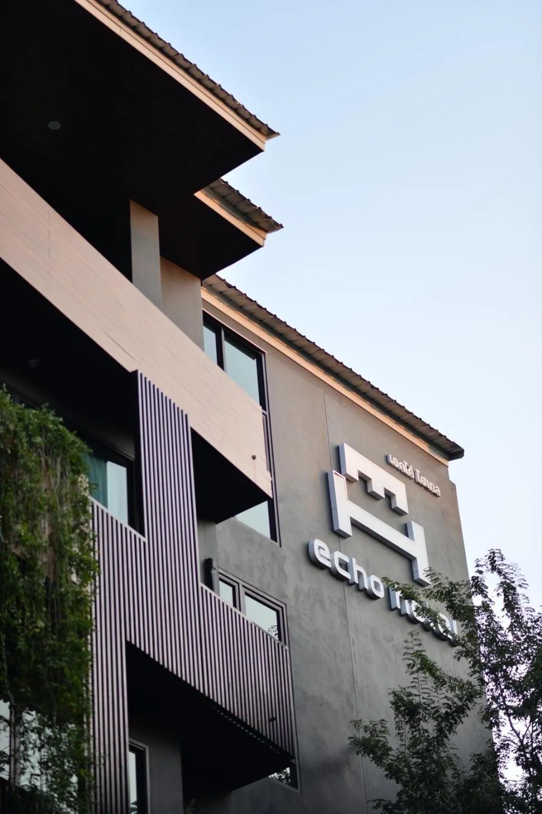 Property building in the echo hotel