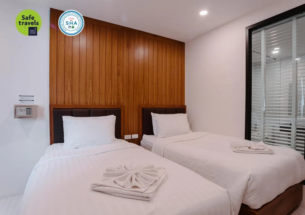 Bedroom, Bed in the echo hotel