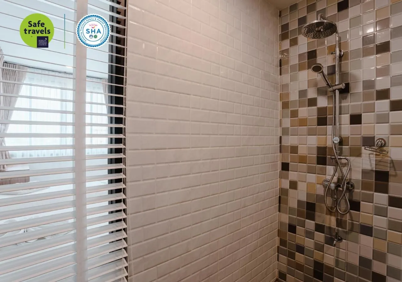 Bathroom in the echo hotel