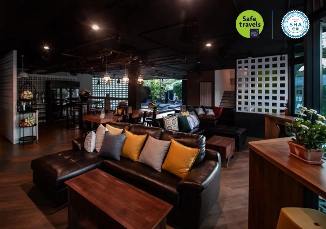 Lobby or reception in the echo hotel