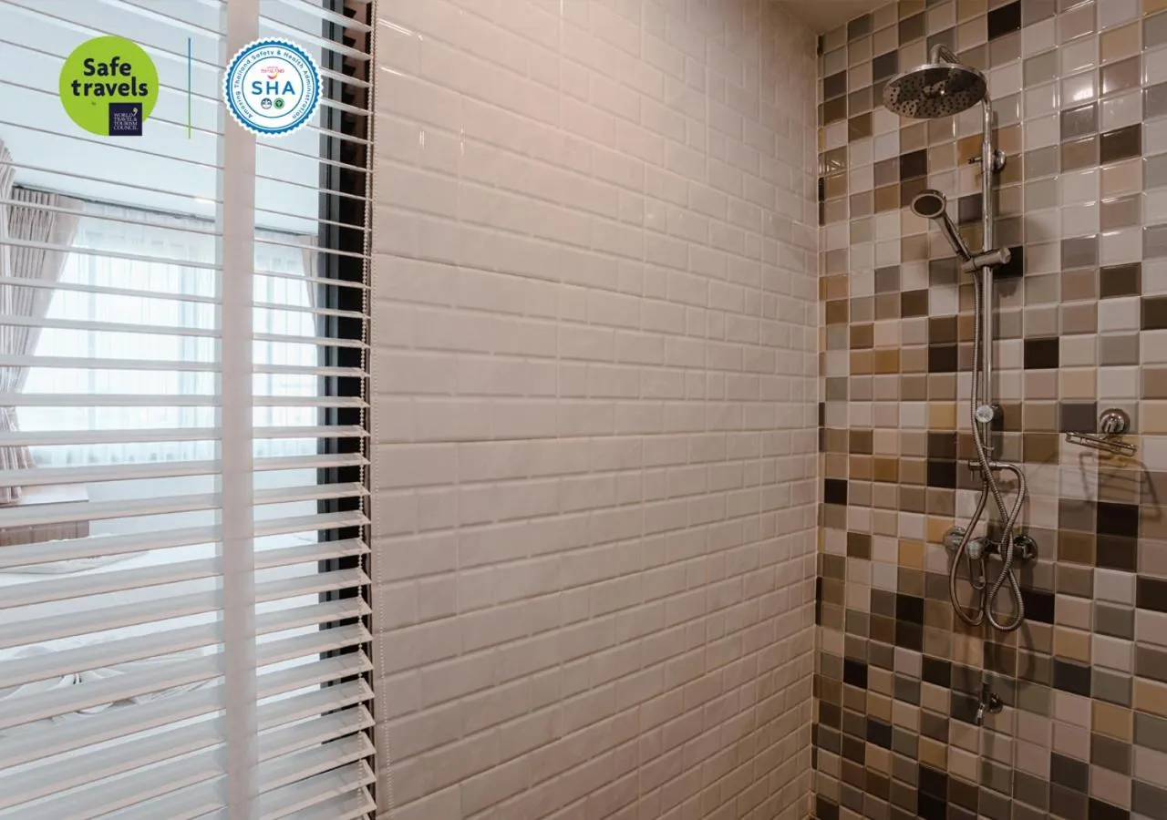 Bathroom in the echo hotel