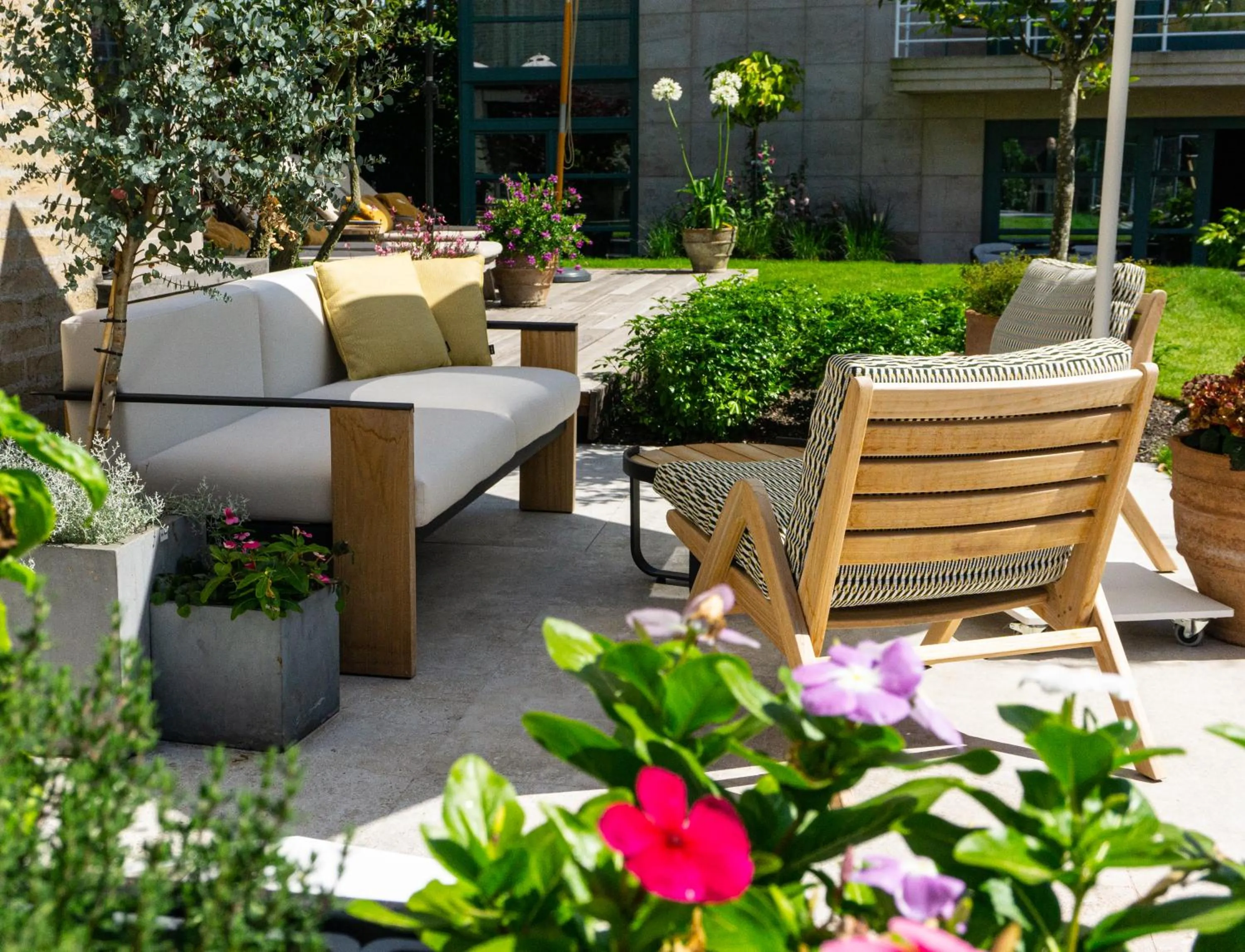 Garden in Hotel Iris