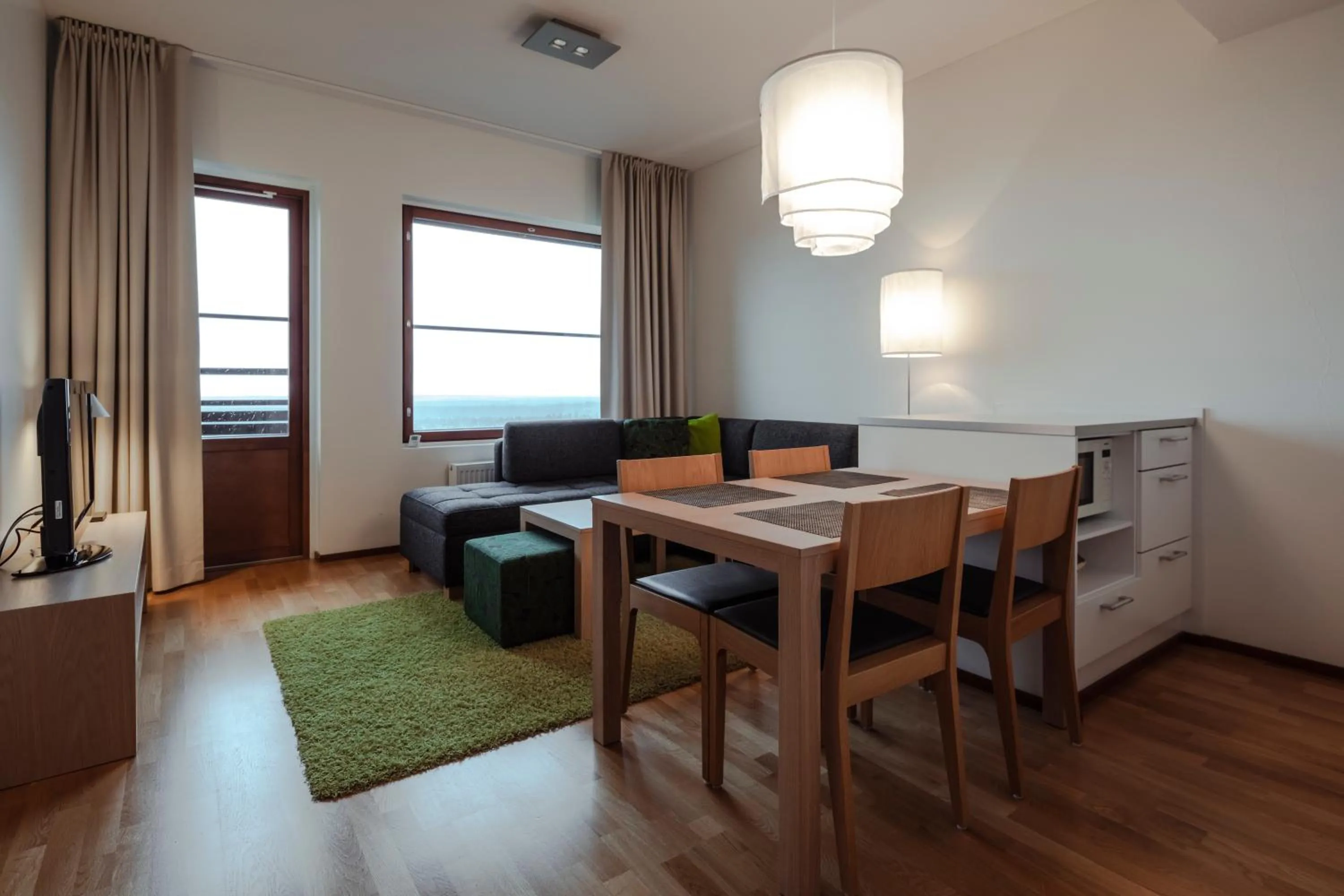 Kitchen or kitchenette in Lapland Hotels Saaga