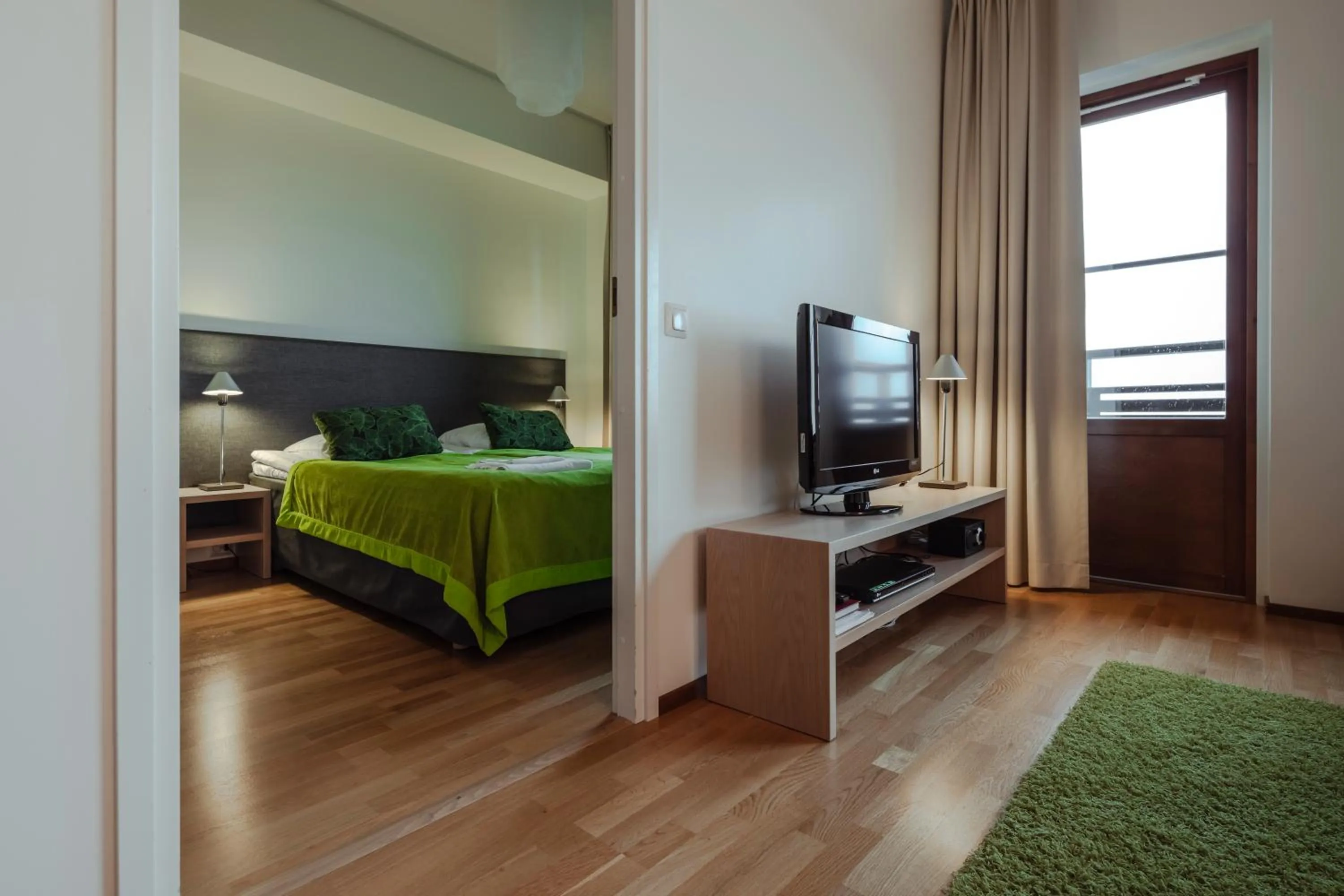 Bedroom, Bed in Lapland Hotels Saaga