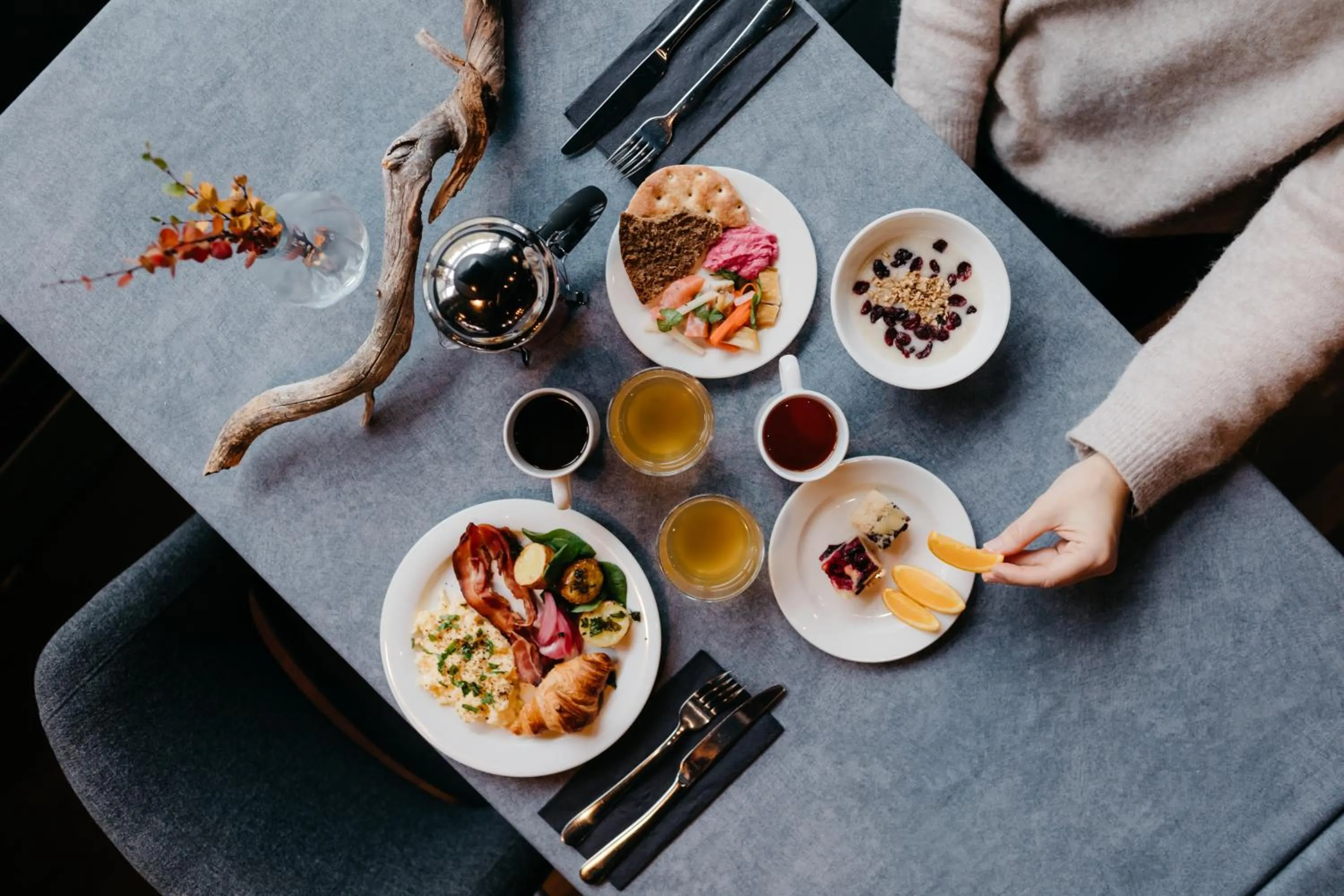 Breakfast in Lapland Hotels Saaga