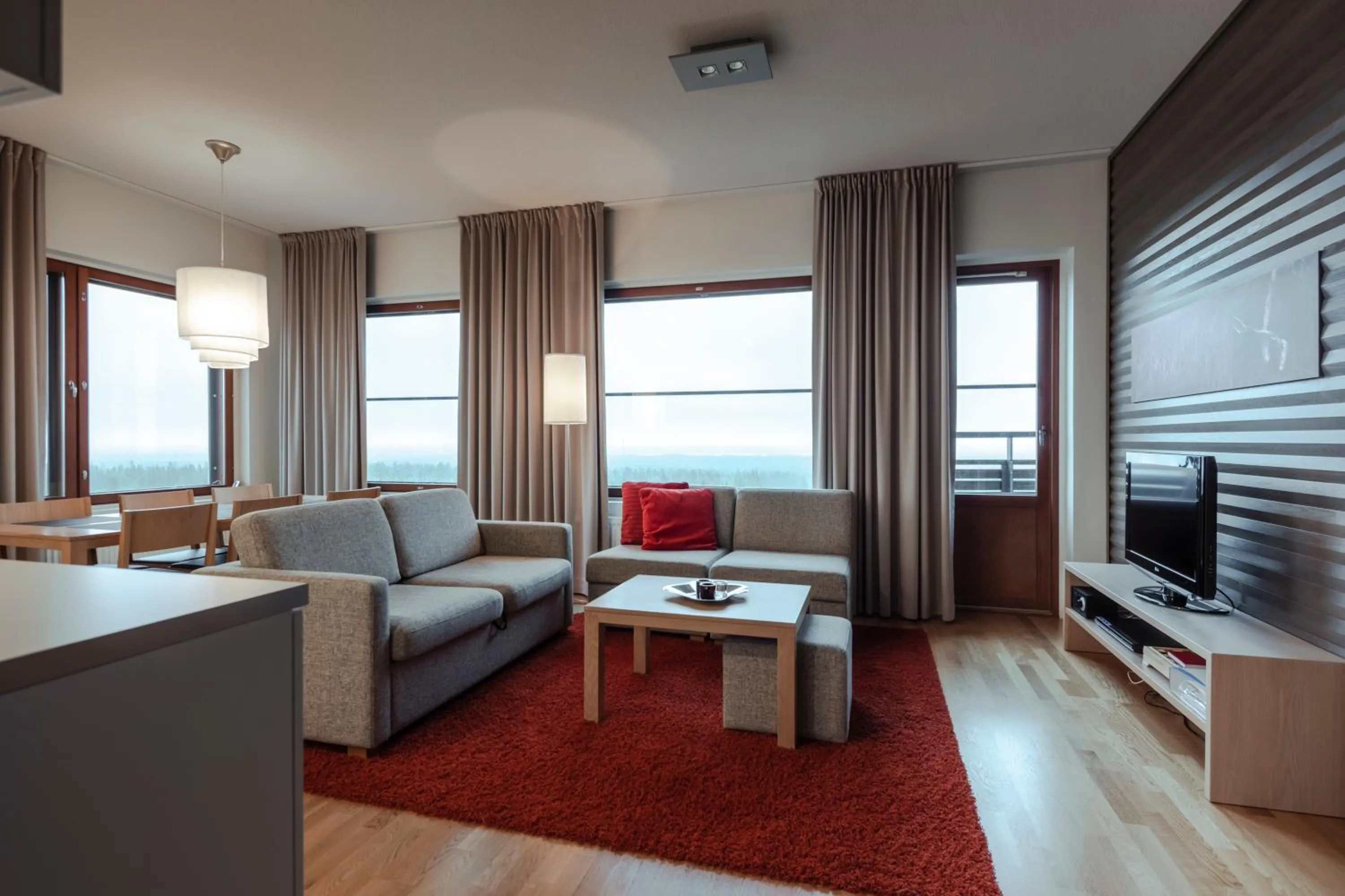 Living room in Lapland Hotels Saaga