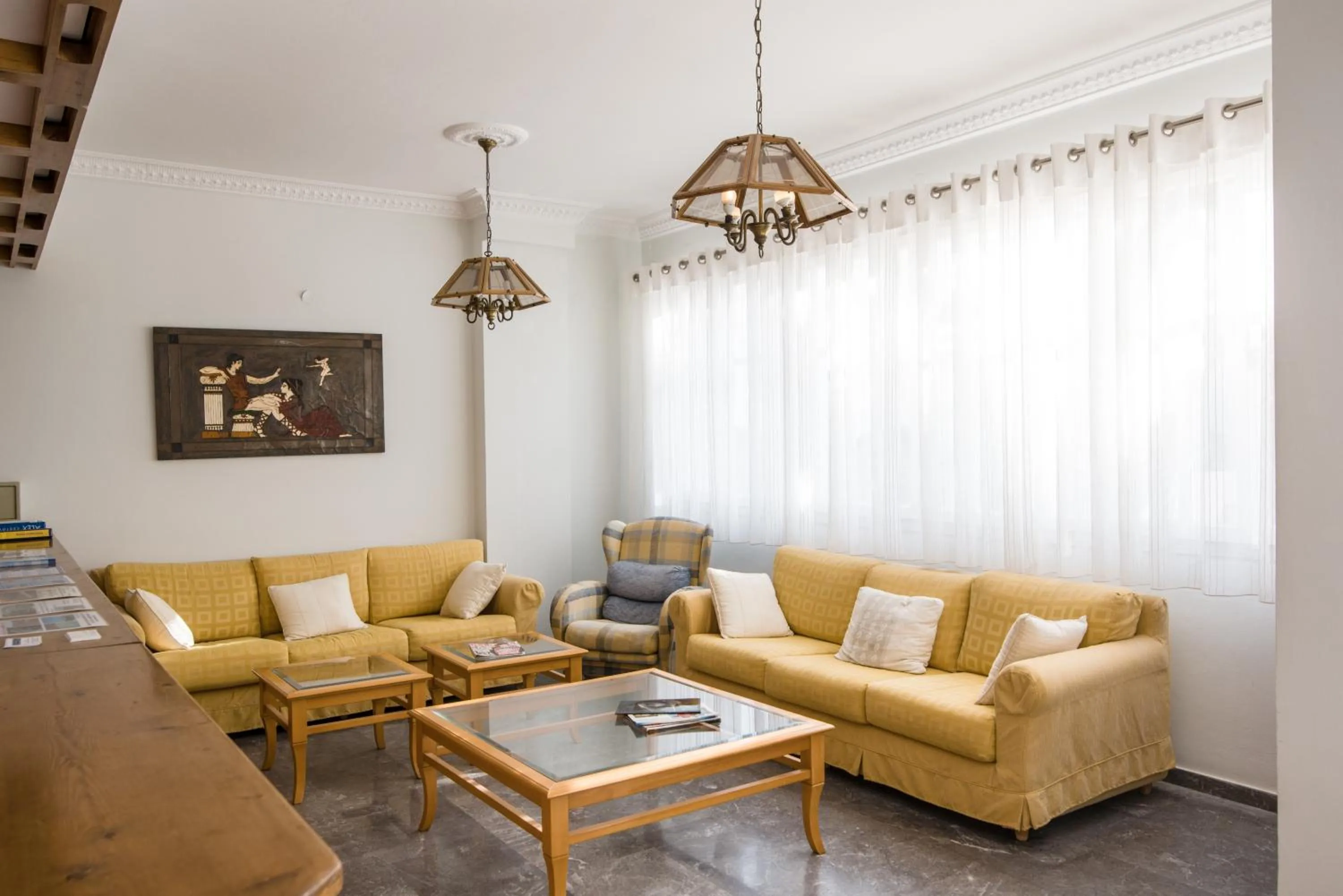 Lobby or reception in Kamari Blue Boutique Hotel