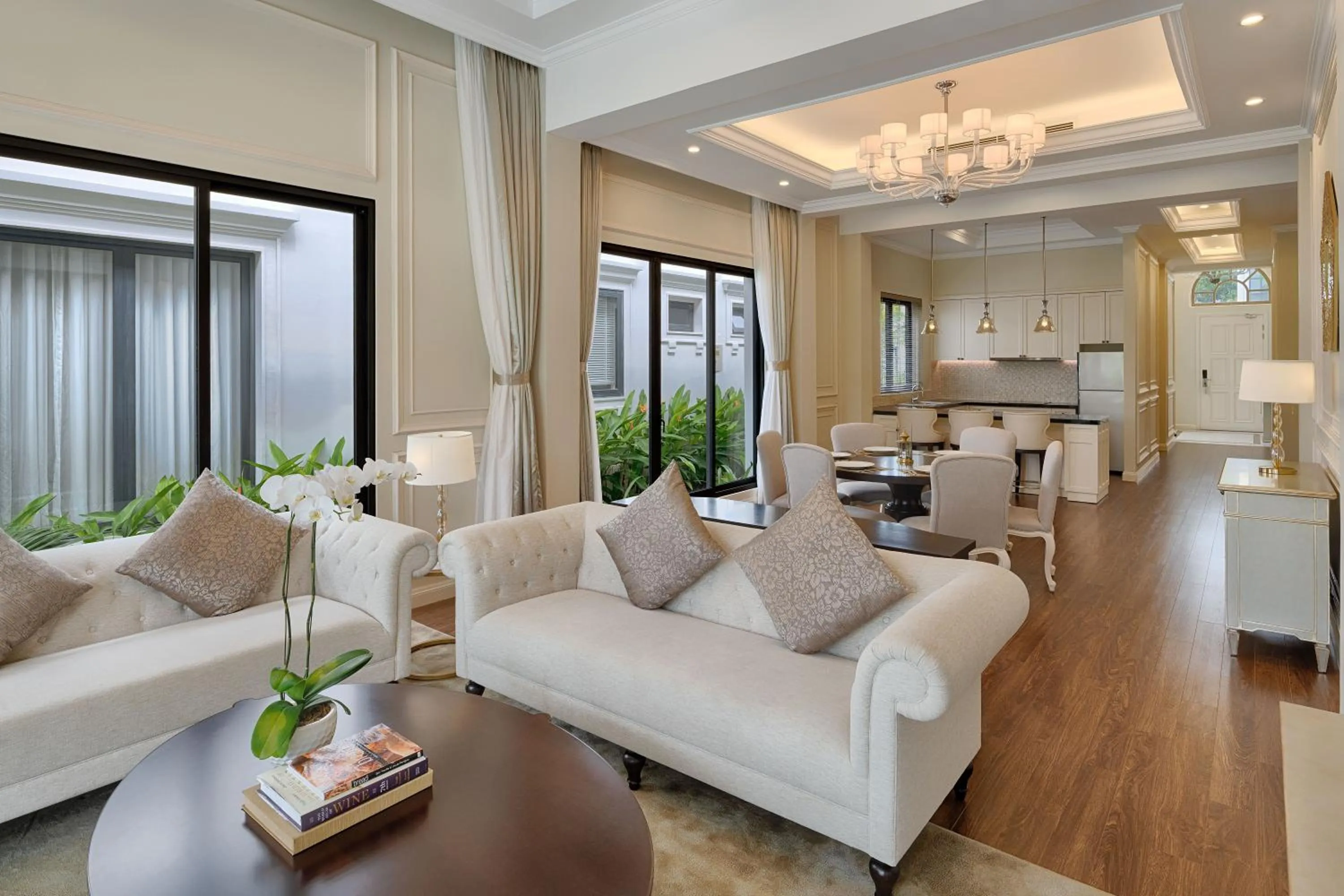 Living room in Vinpearl Wonderworld Phu Quoc